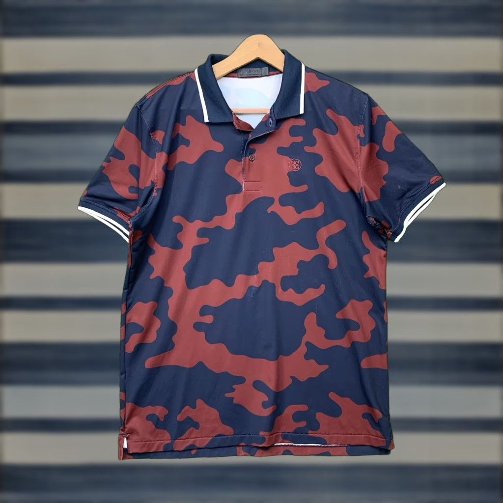 Vintage GFore Polo Shirt Mens Large Camo Purple Short Sleeve Golf Sportswear Outdoor Size US L / EU 52-54 / 3 - 1 Thumbnail