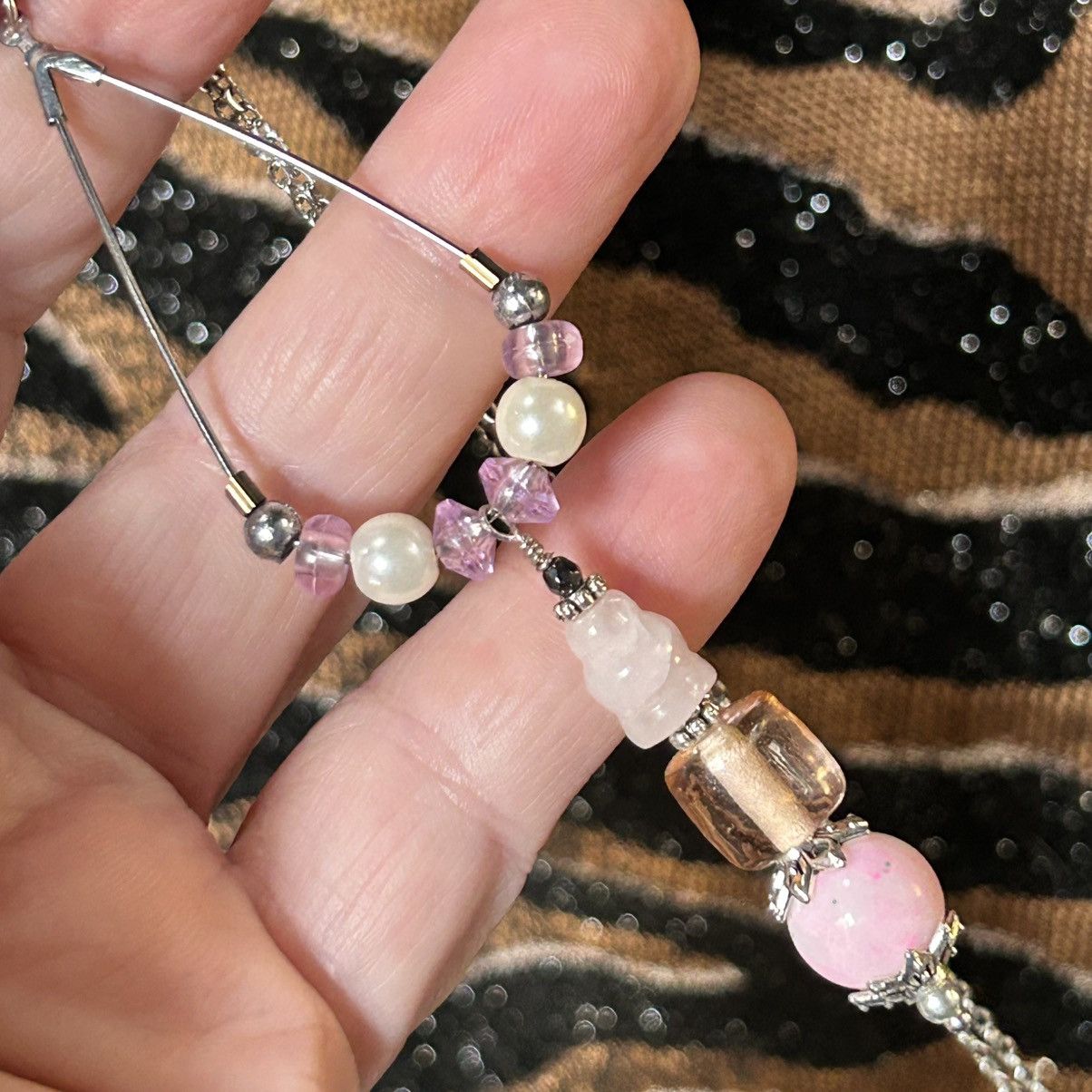 Handmade Handcrafted vintage bead changeable charm pendant necklace Size ONE SIZE - 1 Thumbnail