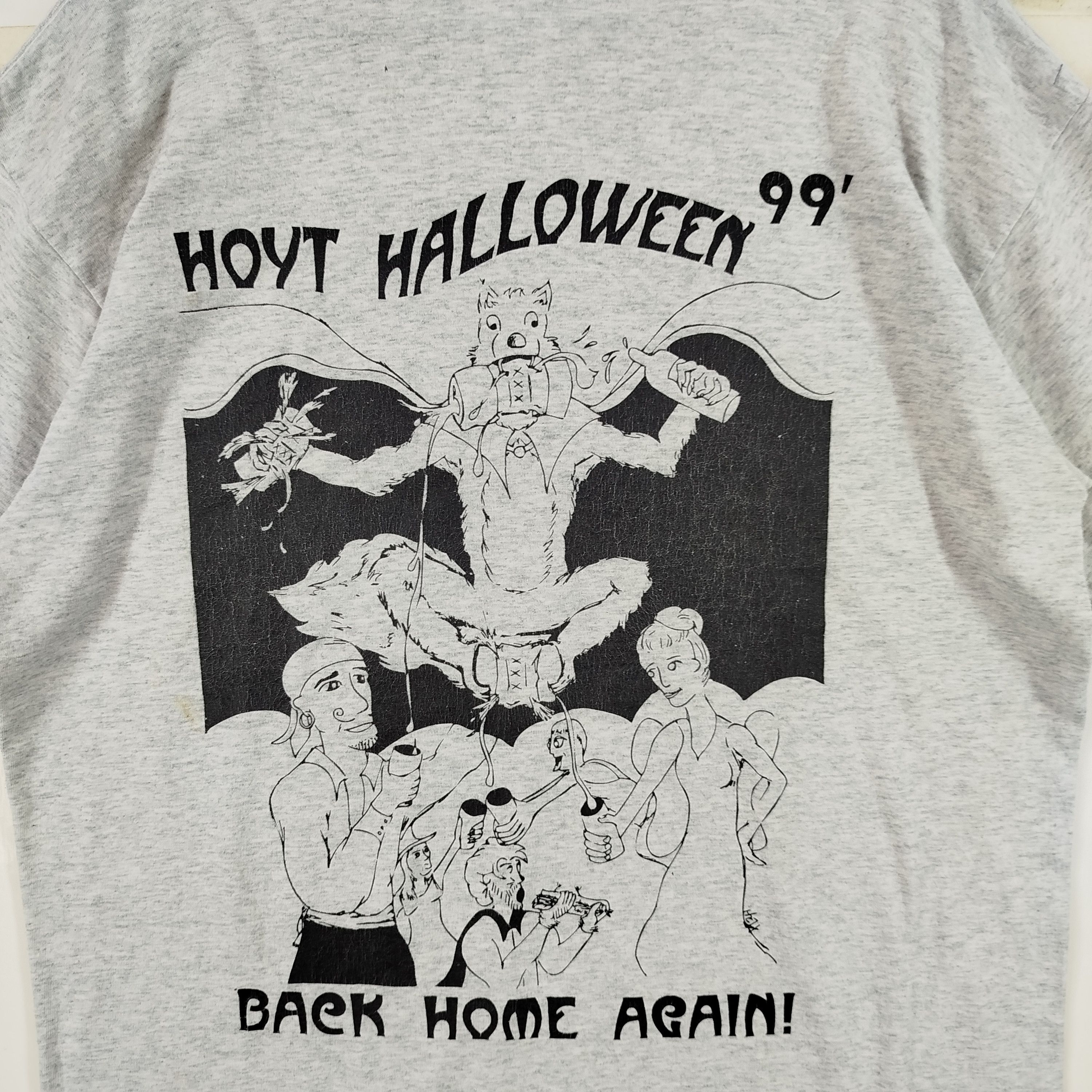 Fruit Of The Loom × Vintage Vintage Hoyt Halloween 99's Big Backhit FOTL Size US L / EU 52-54 / 3 - 2 Thumbnail