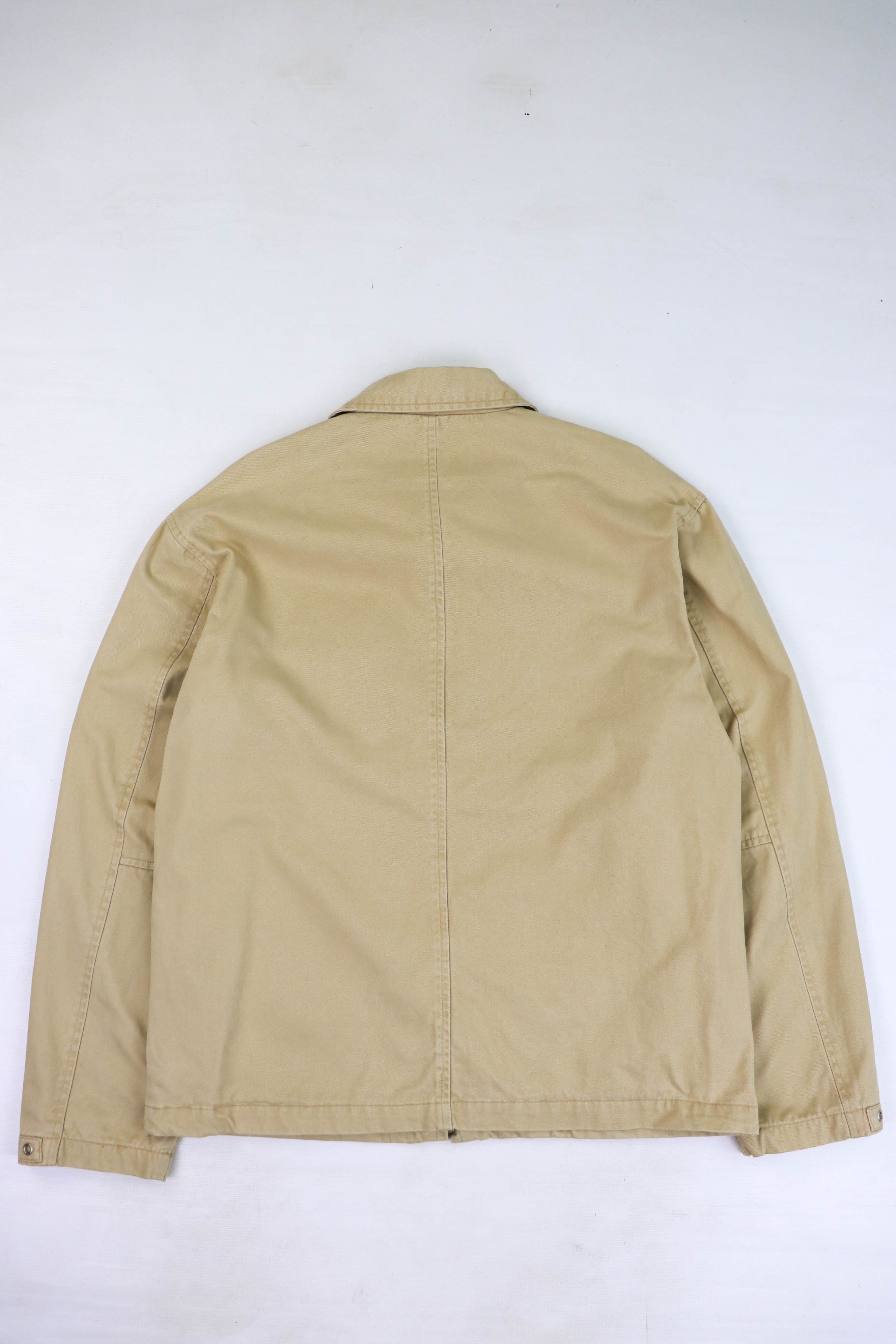 Chevignon CHEVIGNON Vintage Sand Beige Cotton Zip Jacket Size US M / EU 48-50 / 2 - 2 Thumbnail