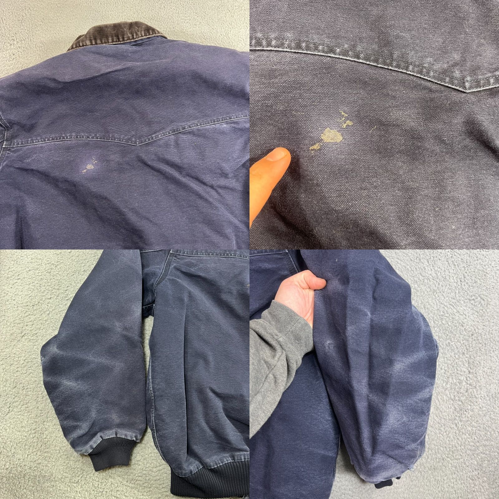 Carhartt VTG Carhartt J14 MDT Santa Fe Jacket Men's Navy Quilted Workwear Coat 2XL Size US XXL / EU 58 / 5 - 11 Thumbnail