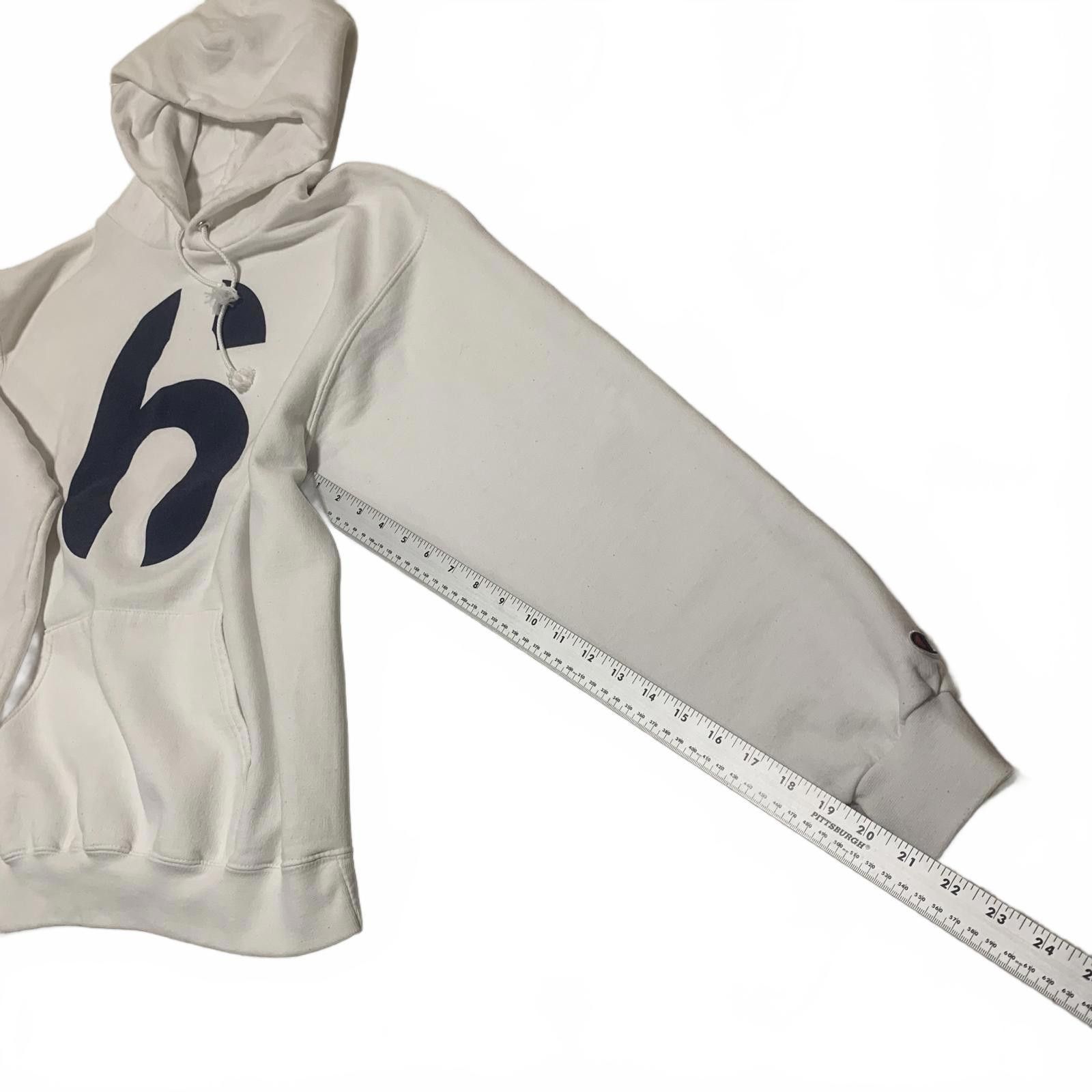Champion Champion Eco Authentic L White Hoodie Number 6 Print Size US L / EU 52-54 / 3 - 11 Thumbnail