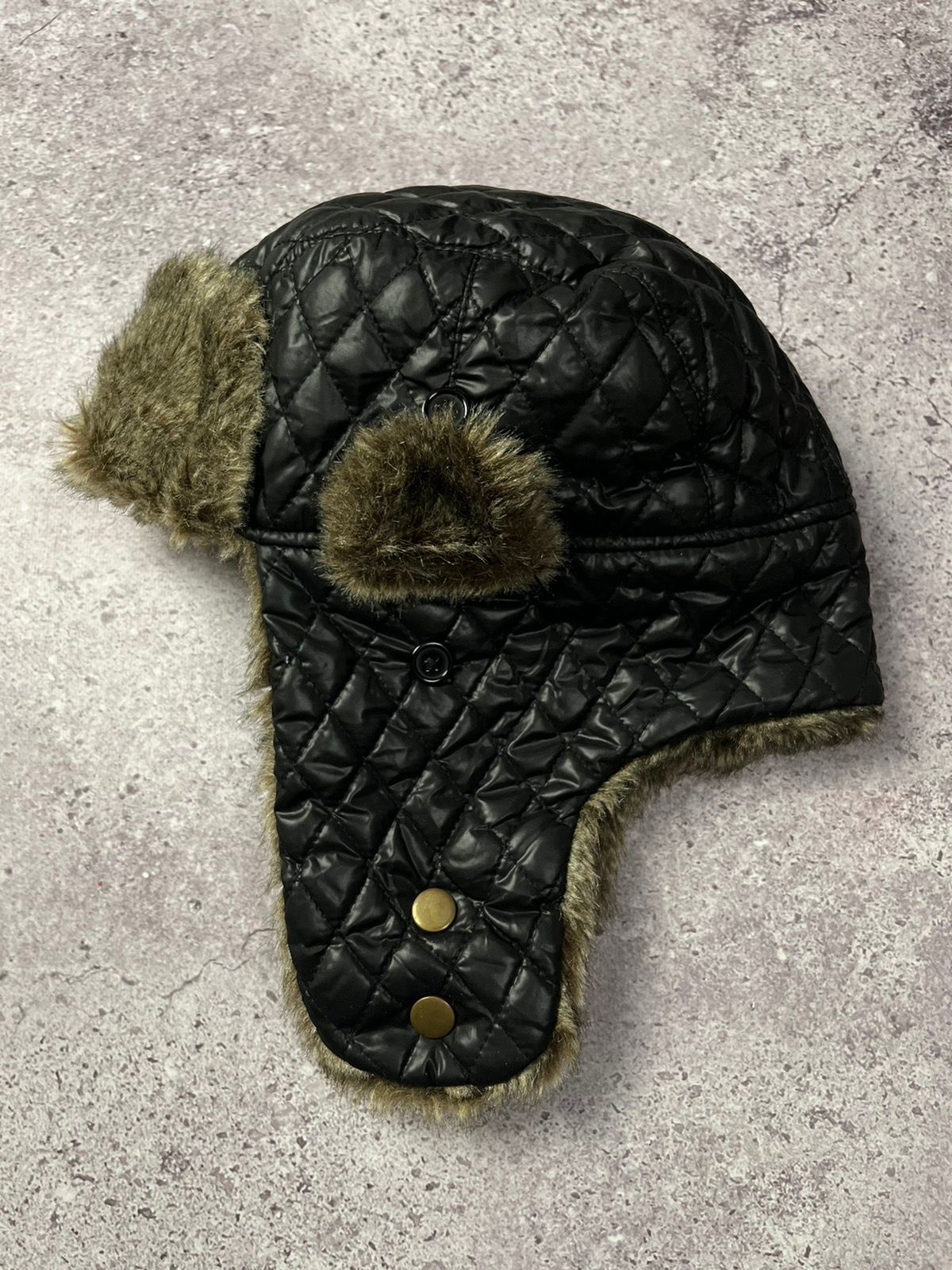 Pre-owned Avant Garde X Vintage Hat Mohair Fuzzy In Black