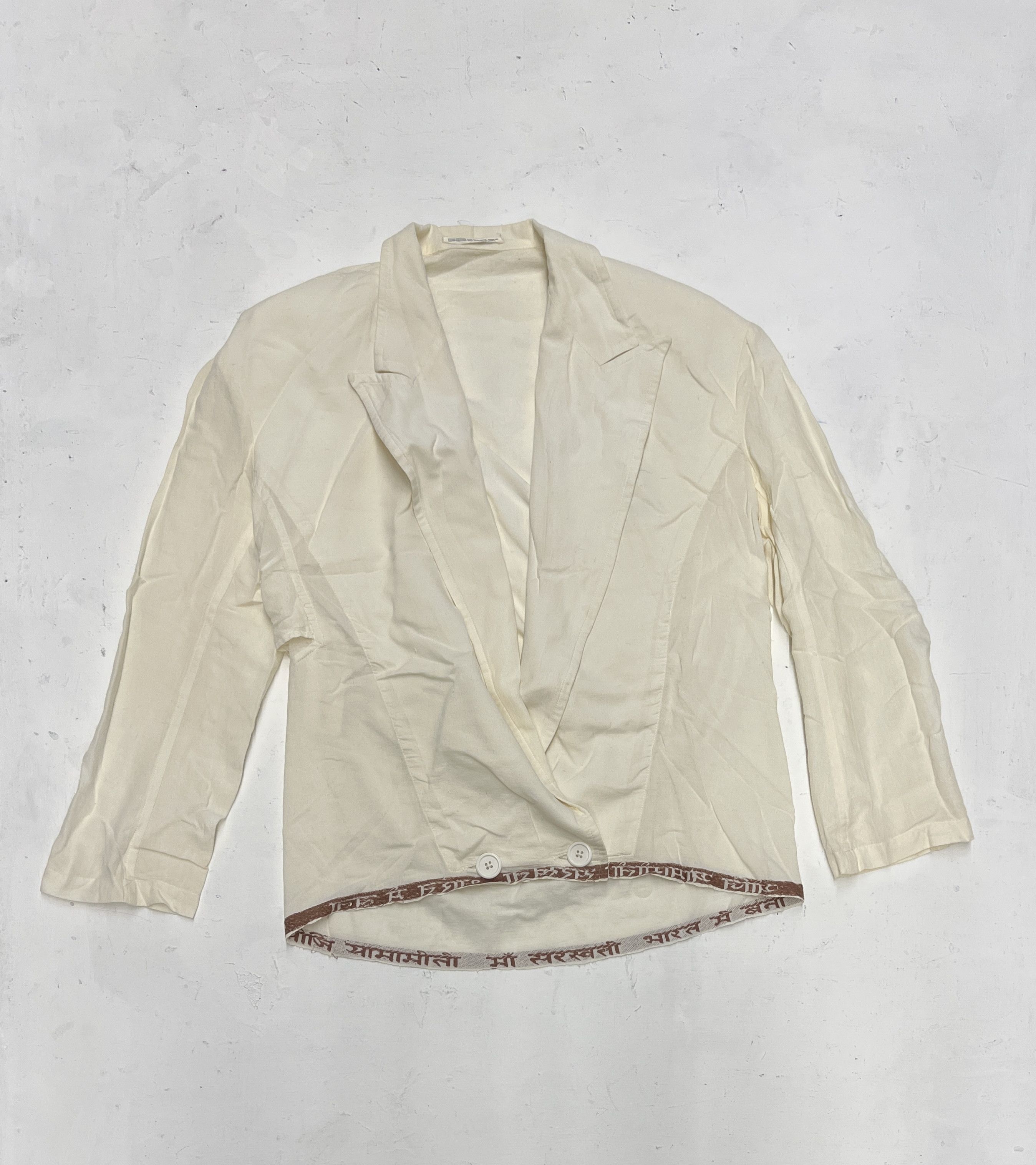 Yohji Yamamoto Yohji Yamamoto Linen Blazer Size M / US 6-8 / IT 42-44 - 1 Thumbnail