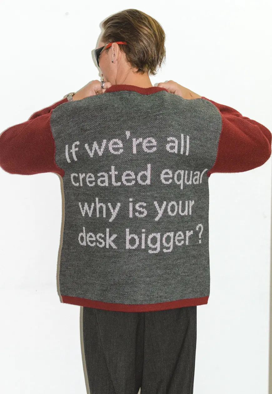Designer × The Simpsons × Vintage Rare Y2k Bart Simpson oversize cartoon graphic Sweater Size US M / EU 48-50 / 2 - 2 Thumbnail