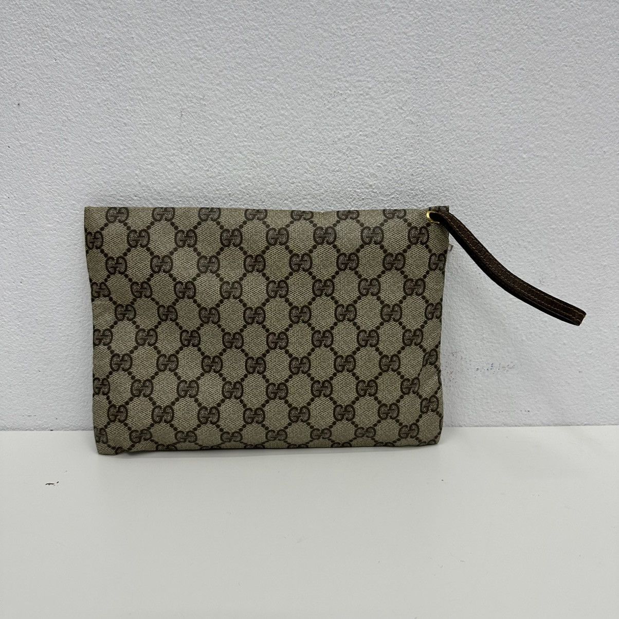 Vintage ‼️YES‼️ AUTHENTIC GUCCI GG. MONOGRAM CLUTCH BAG Size ONE SIZE - 4 Thumbnail