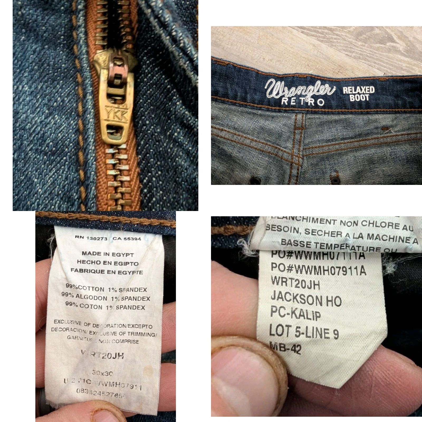 Wrangler Wrangler Jeans Men 30x30 Retro Jackson Hole Medium Wash Bootcut Relaxed Fit Denim USA Cowboy Wrangler Retro Jeans Mens 30 Regular Blue Size US 30 / EU 46 - 9 Thumbnail