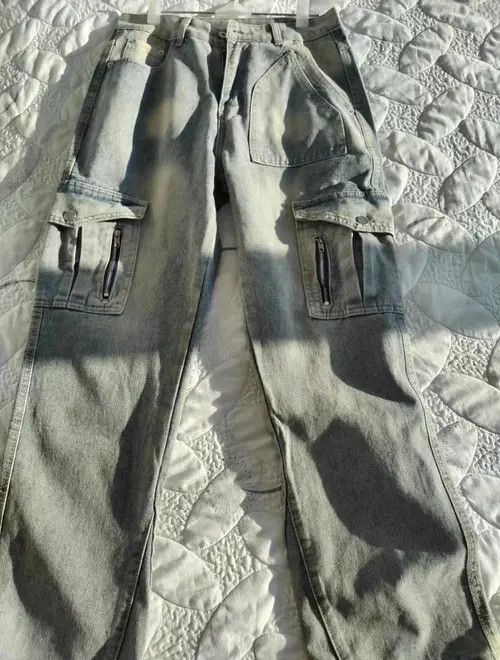 VIBE Light Blue Vintage Relaxed Jeans Size US 30 / EU 46 - 7 Thumbnail