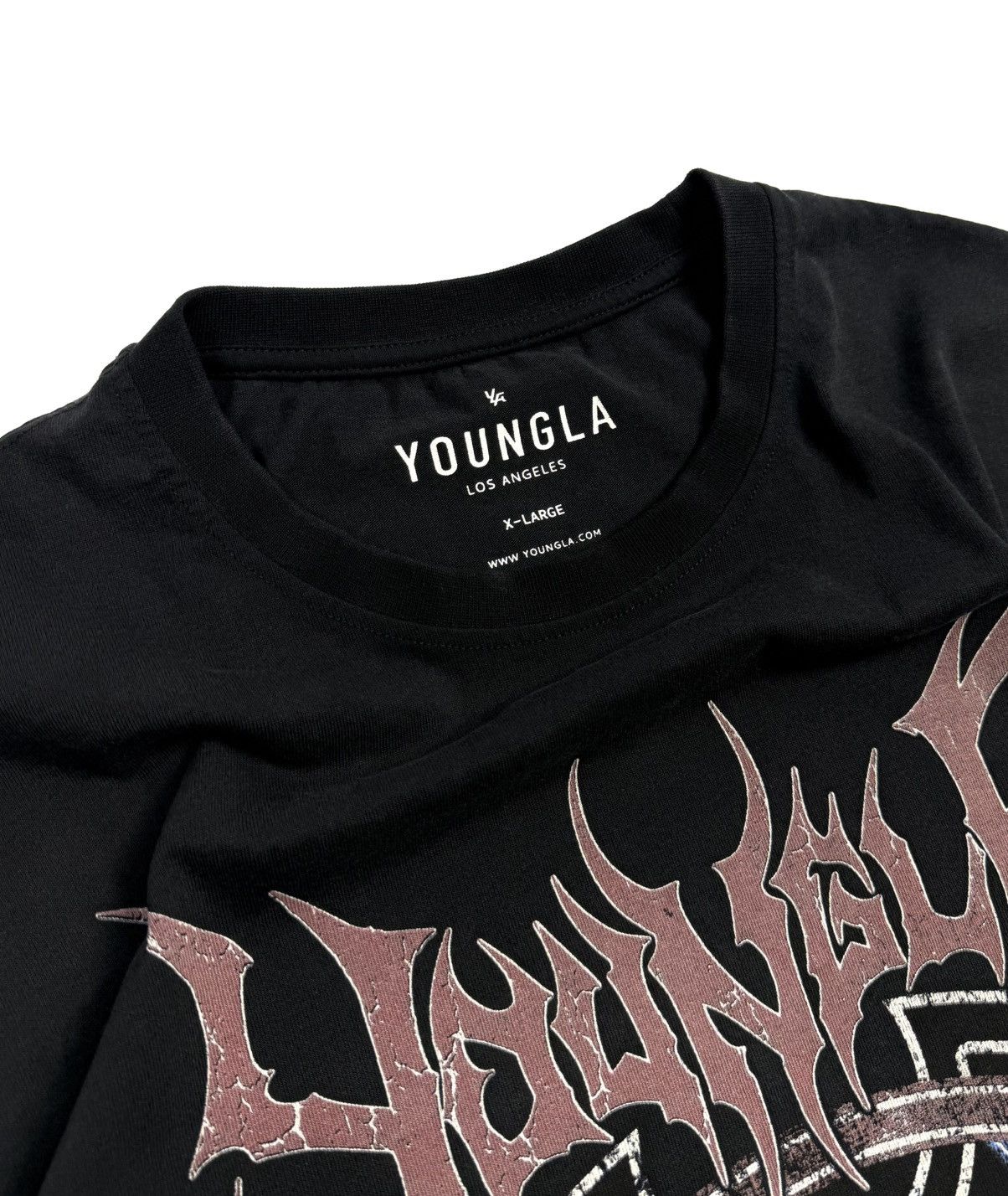 YoungLA Y2K YoungLA Skull Graphic Long Sleeve Goth Metal Streetwear Size US XL / EU 56 / 4 - 9 Thumbnail