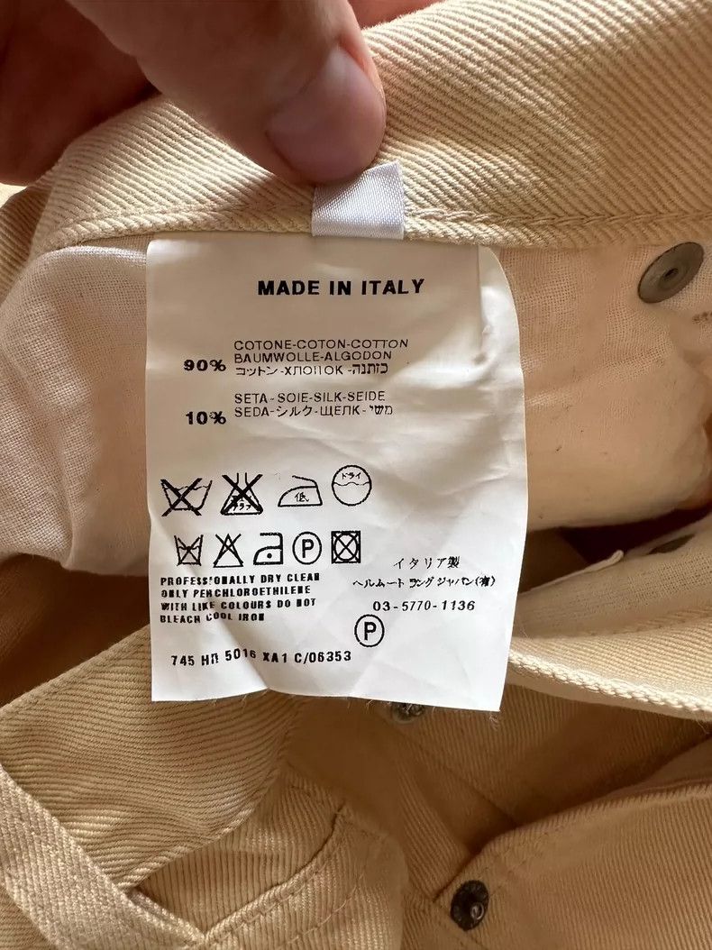 Helmut Lang HELMUT LANG Off-white slacks Size US 26 / EU 42 - 4 Thumbnail