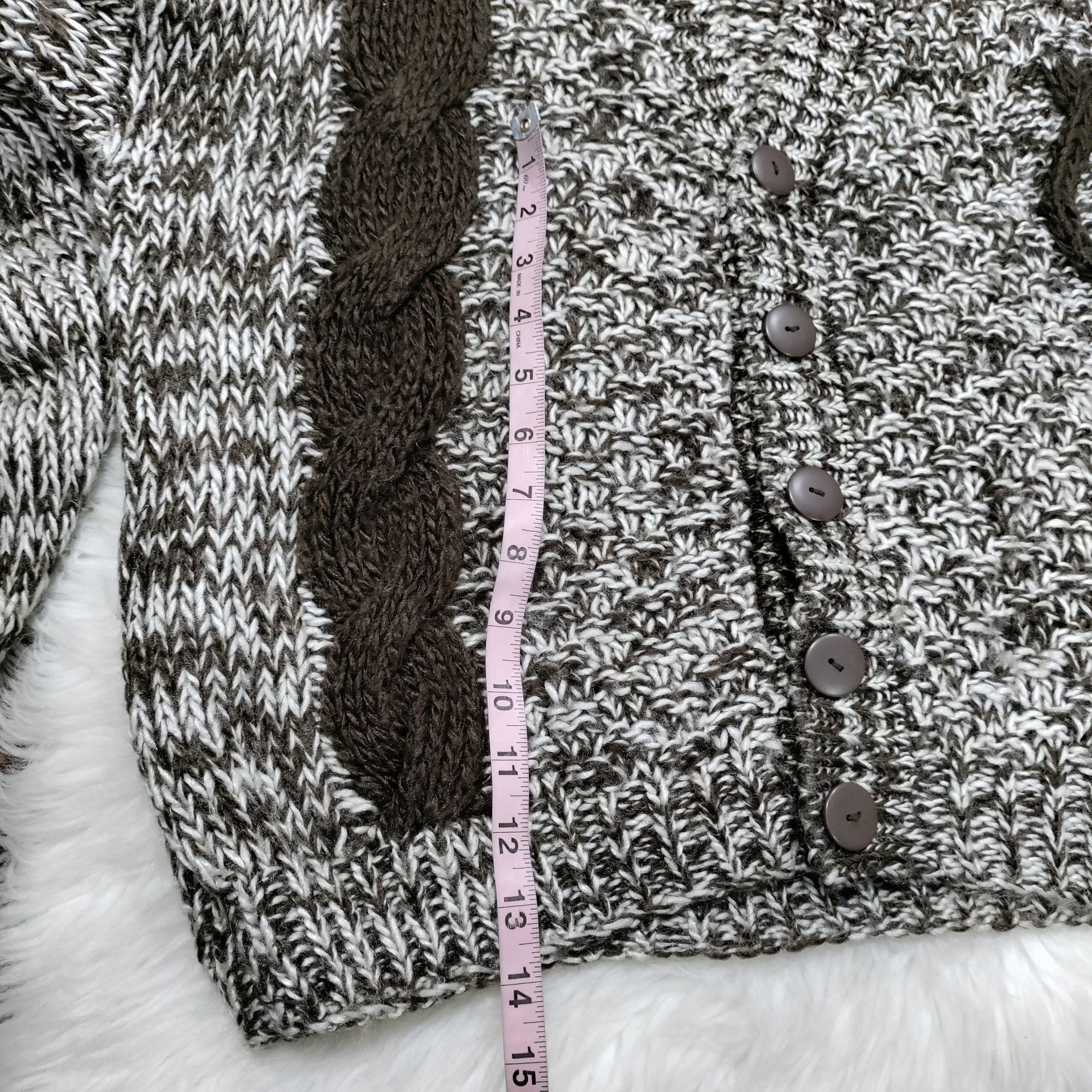 Vintage Sorrentine Oversized Cable Knit Hipster Vintage Cardigan Dad Size US XL / EU 56 / 4 - 11 Thumbnail