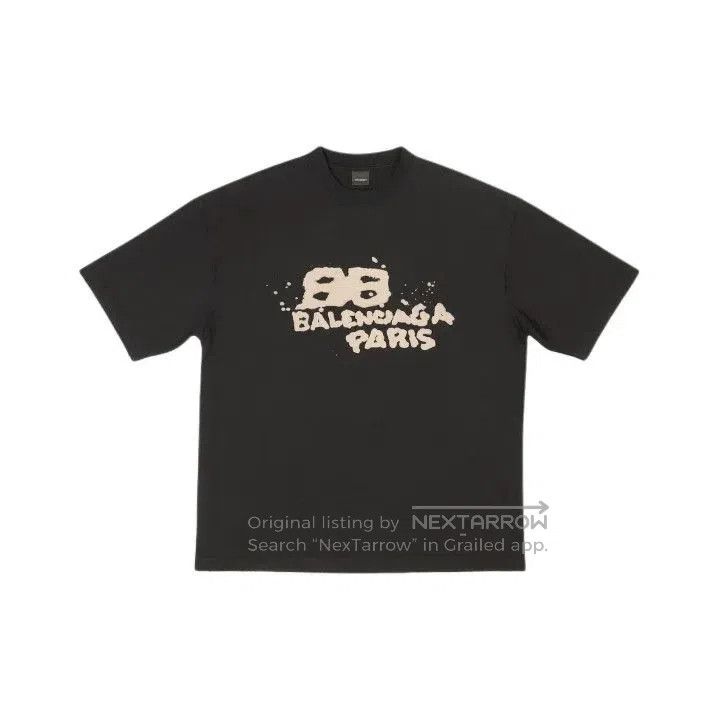 Balenciaga Balenciaga Graphic Print Short Sleeve T. Size US XL / EU 56 / 4 - 1 Thumbnail