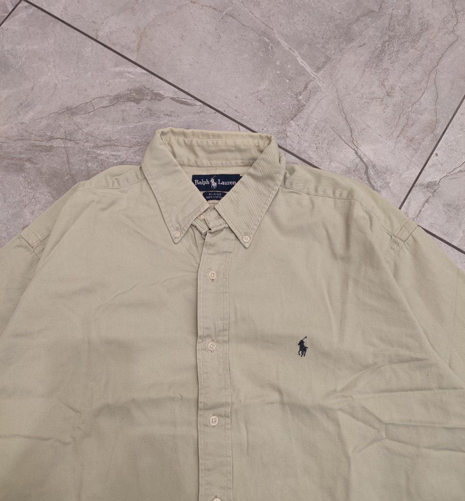 Ralph Lauren Ralph Lauren Shirt Pony Logo Cotton Oxford Olive L size Size US L / EU 52-54 / 3 - 5 Thumbnail