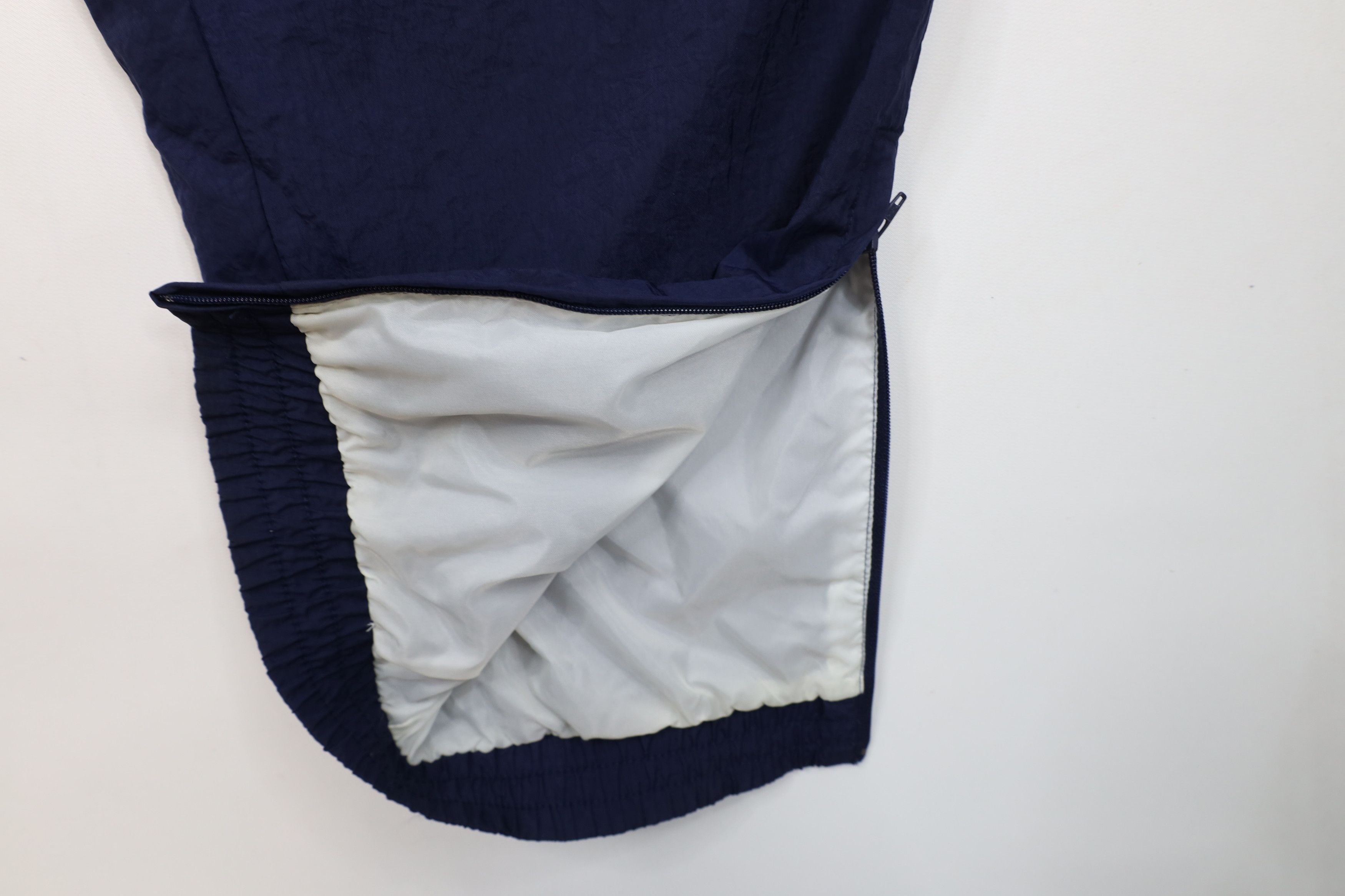 Adidas × Vintage Vintage 90s Adidas Lined Windbreaker Joggers Pants Navy Blue Size US 38 / EU 54 - 5 Thumbnail
