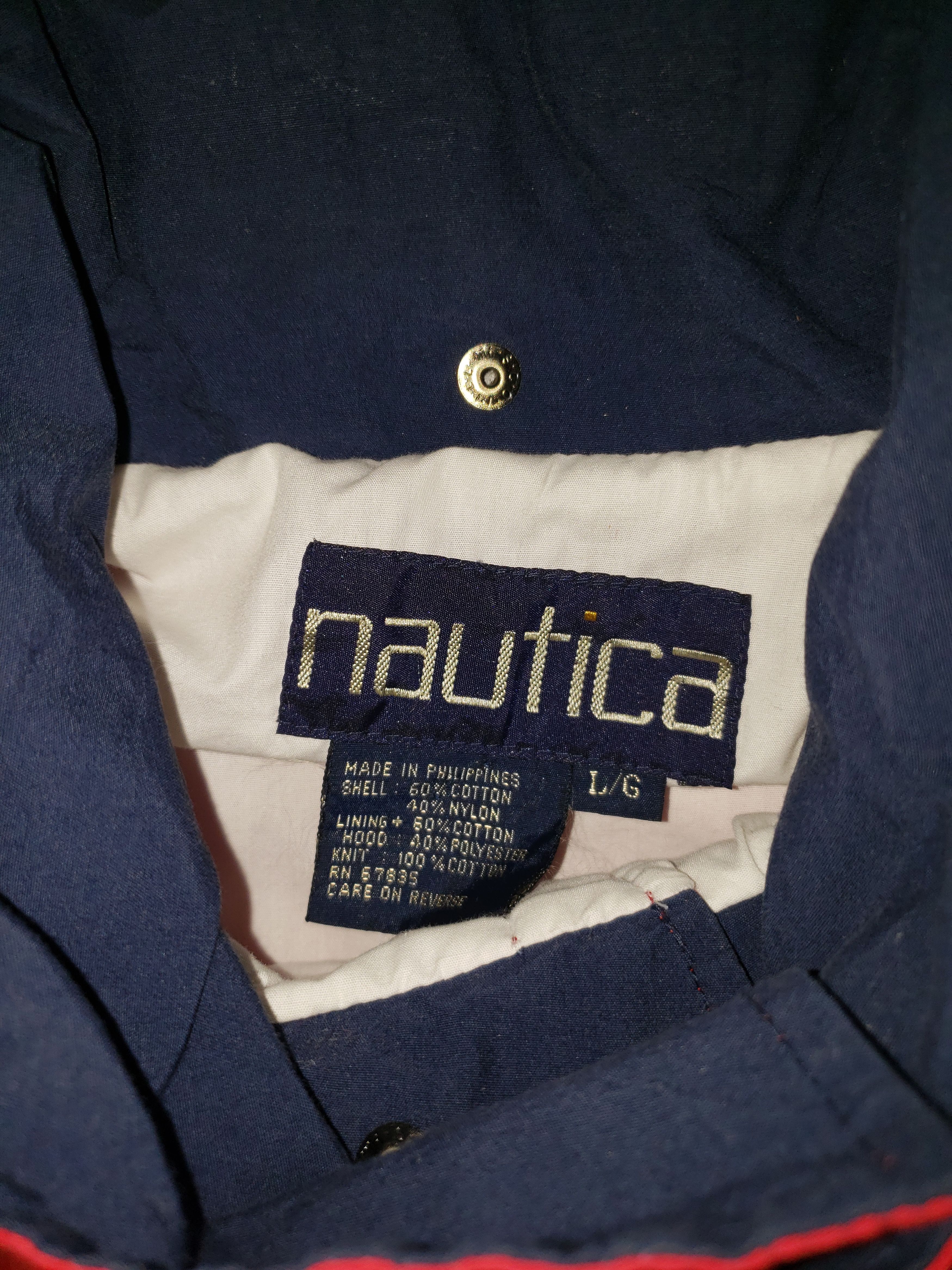 Nautica × Vintage Vintage 90s Nautica Jacket Sailing Size US L / EU 52-54 / 3 - 4 Thumbnail