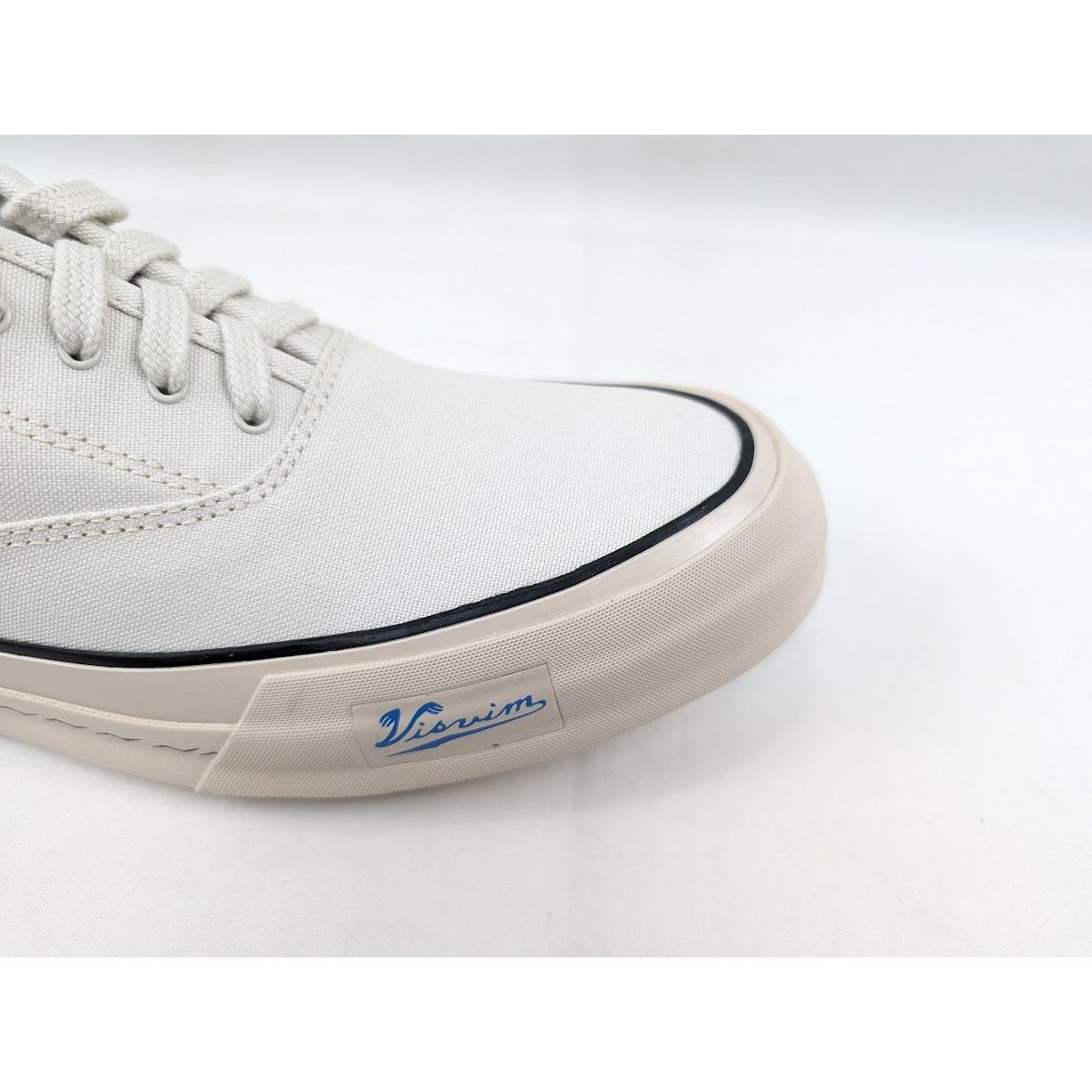 Visvim o1rshd1 Logan Deck Lo Sipe Sneakers in Ivory Size US 11 / EU 44 - 3 Thumbnail