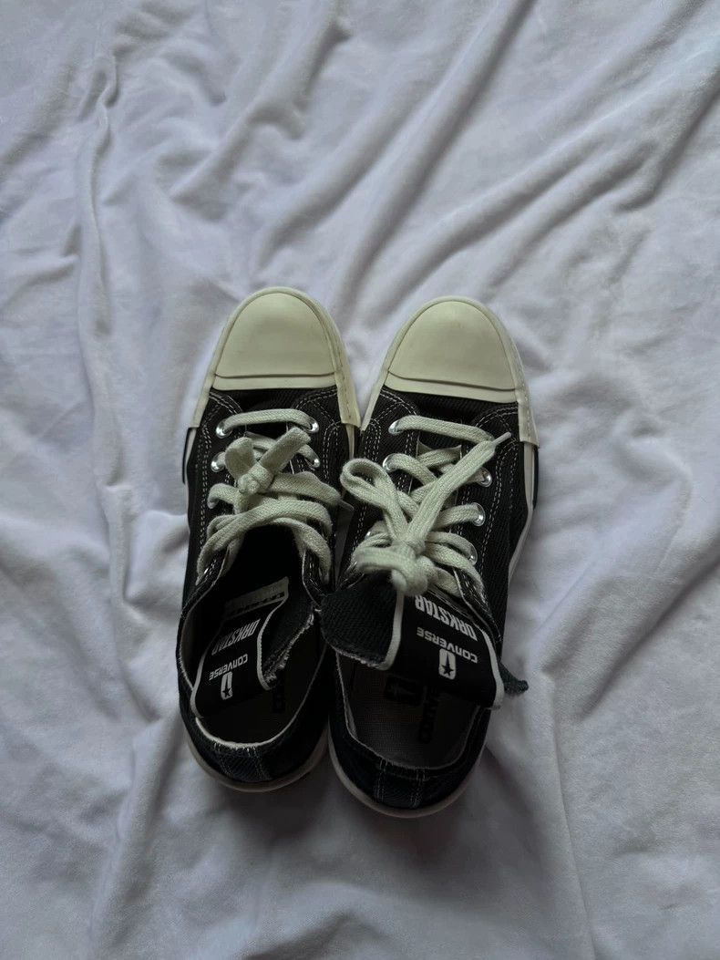Rick Owens Drkshdw Rick Owens x Converse low-2508 Size US 5 / EU 37 - 4 Thumbnail