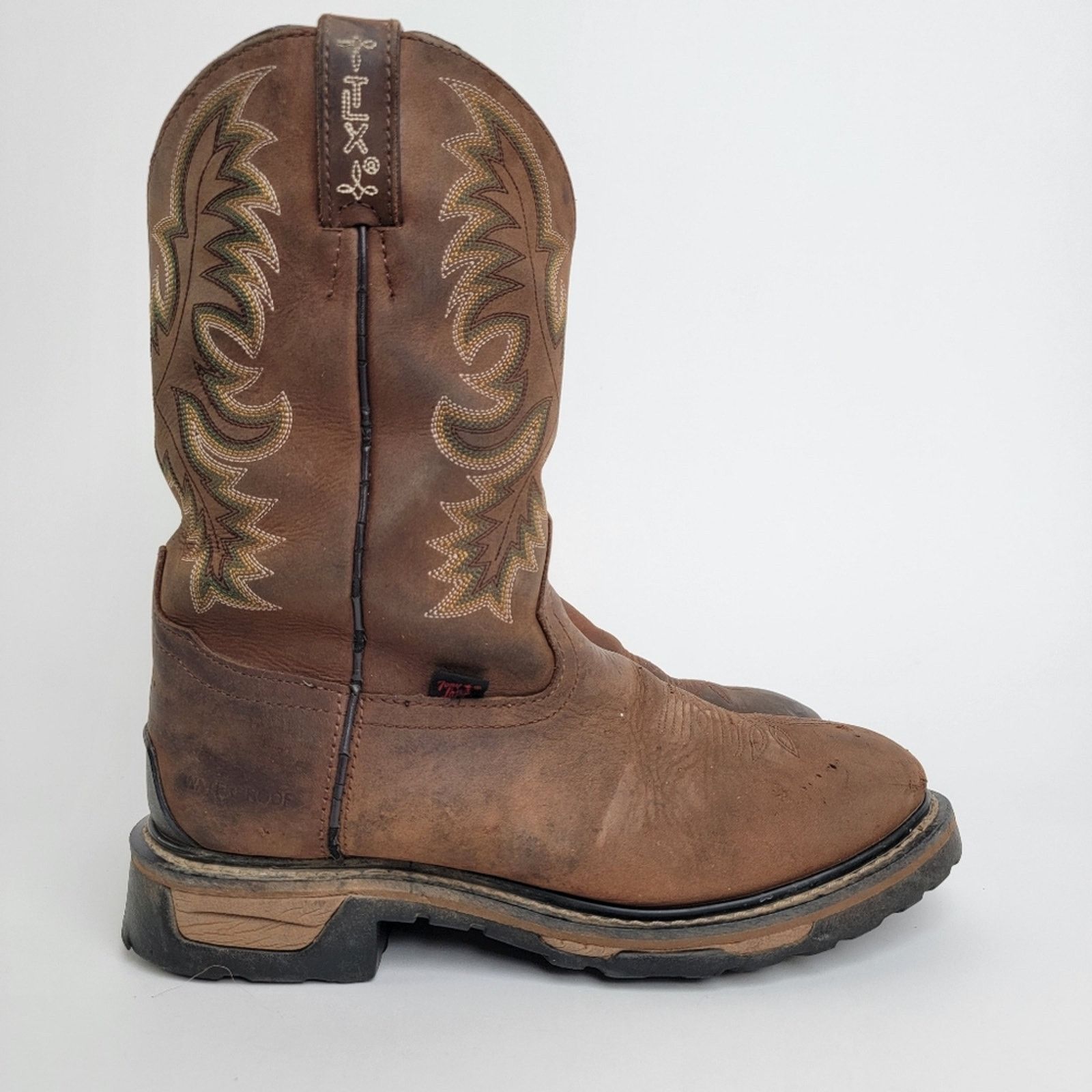 Tony Lama Tony Lama TLX Waterproof Western Cowboy Work Boot - 11D Size US 11 / EU 44 - 5 Thumbnail