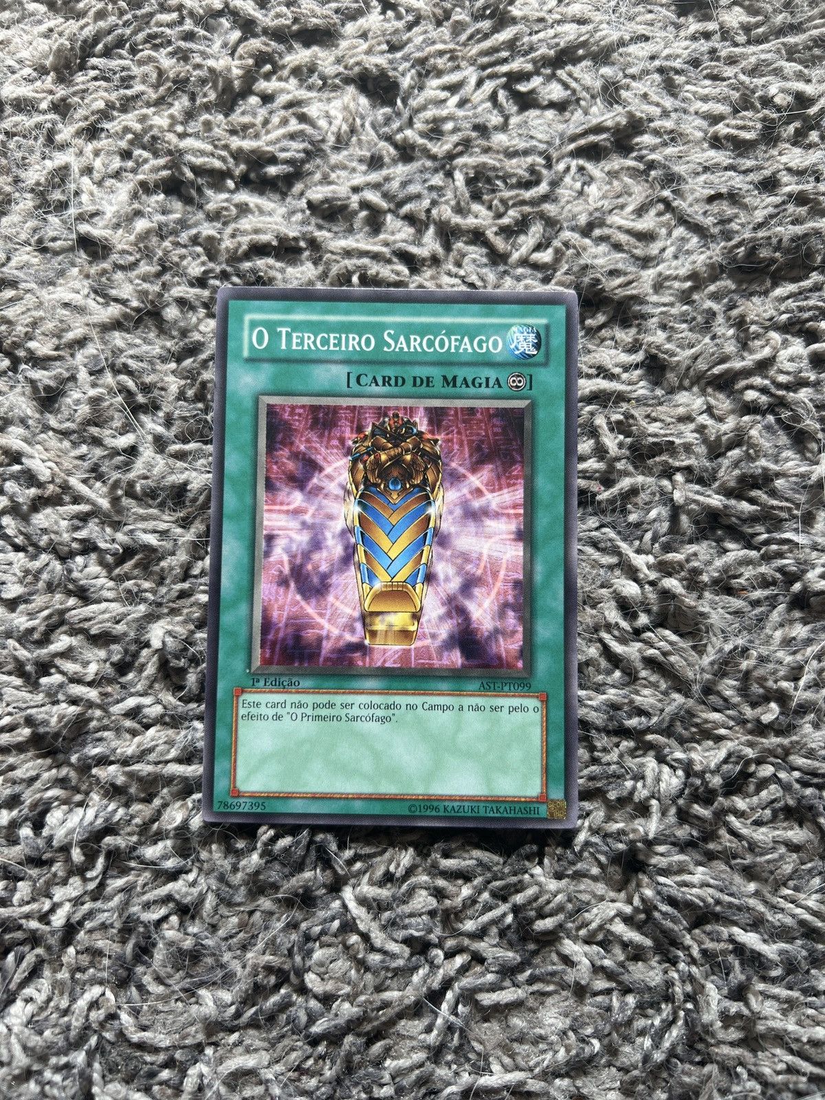 Vintage 1996 Konami Yu-Gi-Oh! O Terceiro Sarcófago Card Size ONE SIZE - 1 Thumbnail