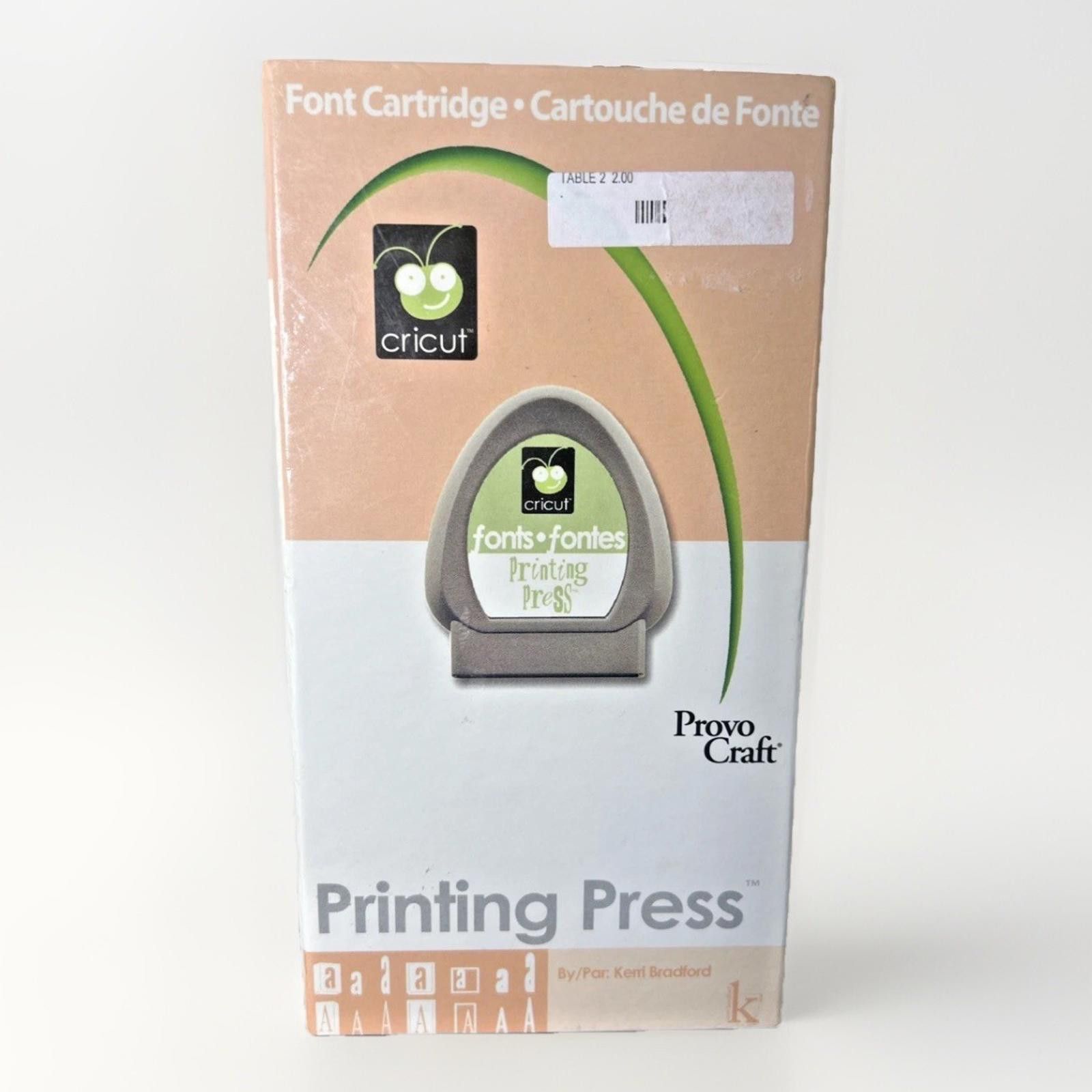 Designer CRICUT FONT CARTIDGE PRINTING PRESS FONTS Size ONE SIZE - 1 Thumbnail