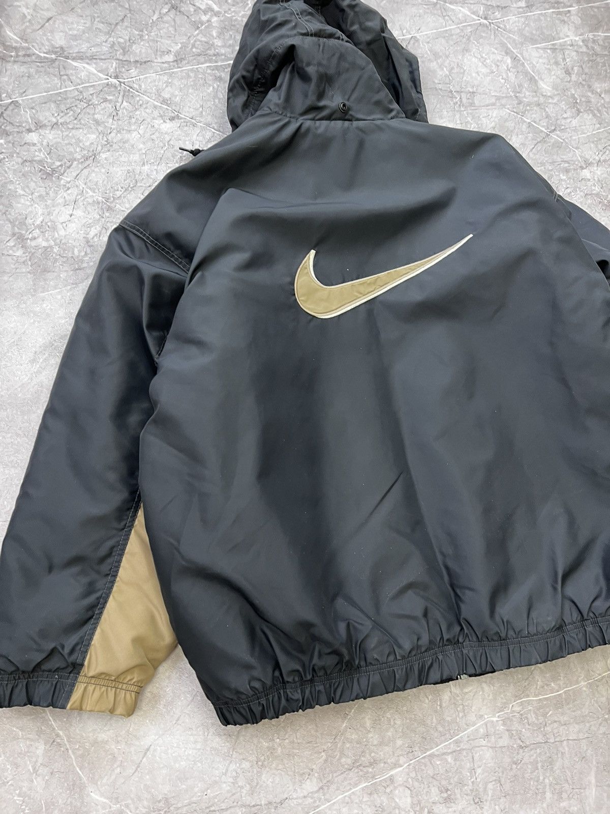 Nike × Vintage 90's Vintage Nike Jacket Big Swoosh Logo Rare Design Size US XL / EU 56 / 4 - 10 Thumbnail