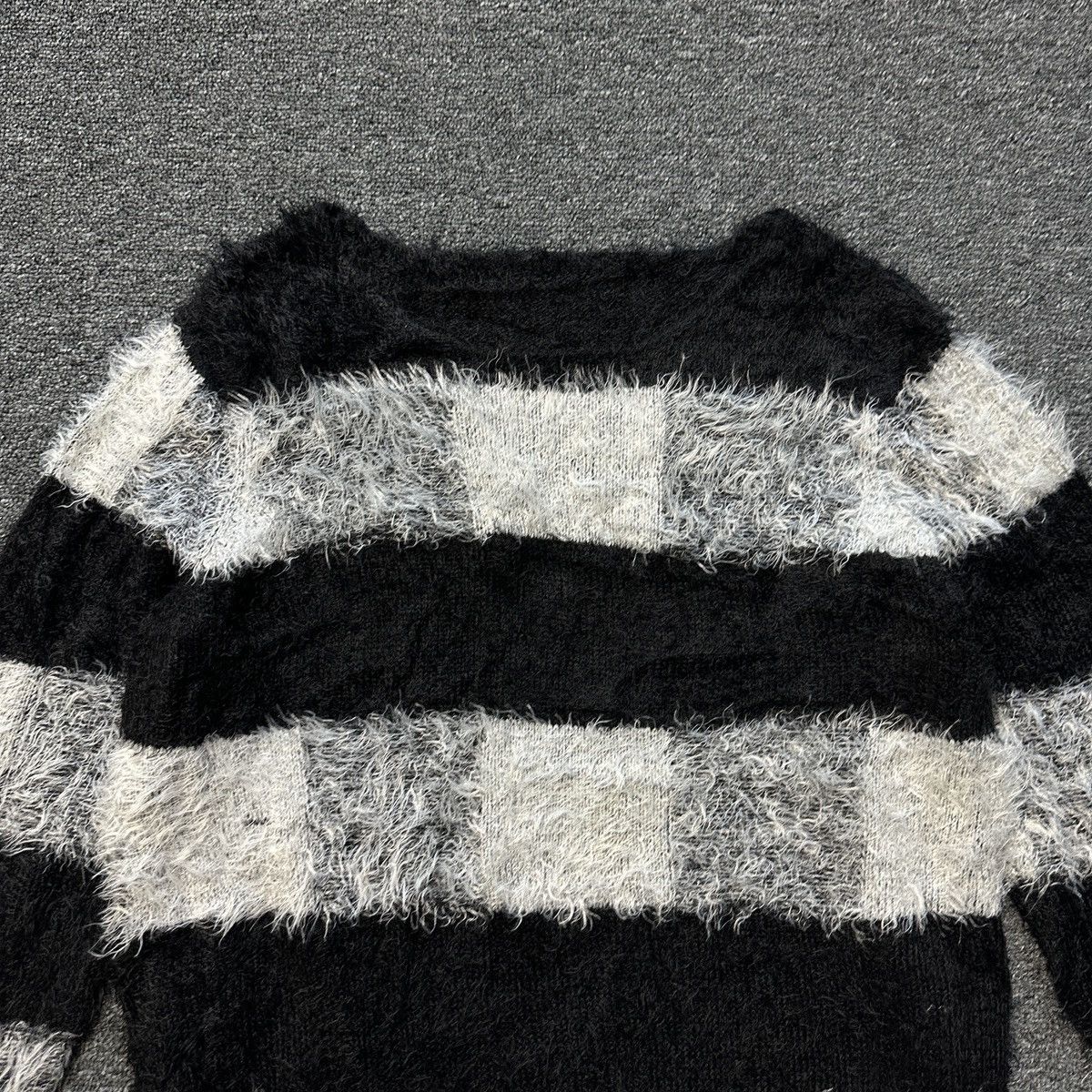 Seditionaries Vintage Stripe Mohair Teddy Grass Style Sweater Size US S / EU 44-46 / 1 - 3 Thumbnail
