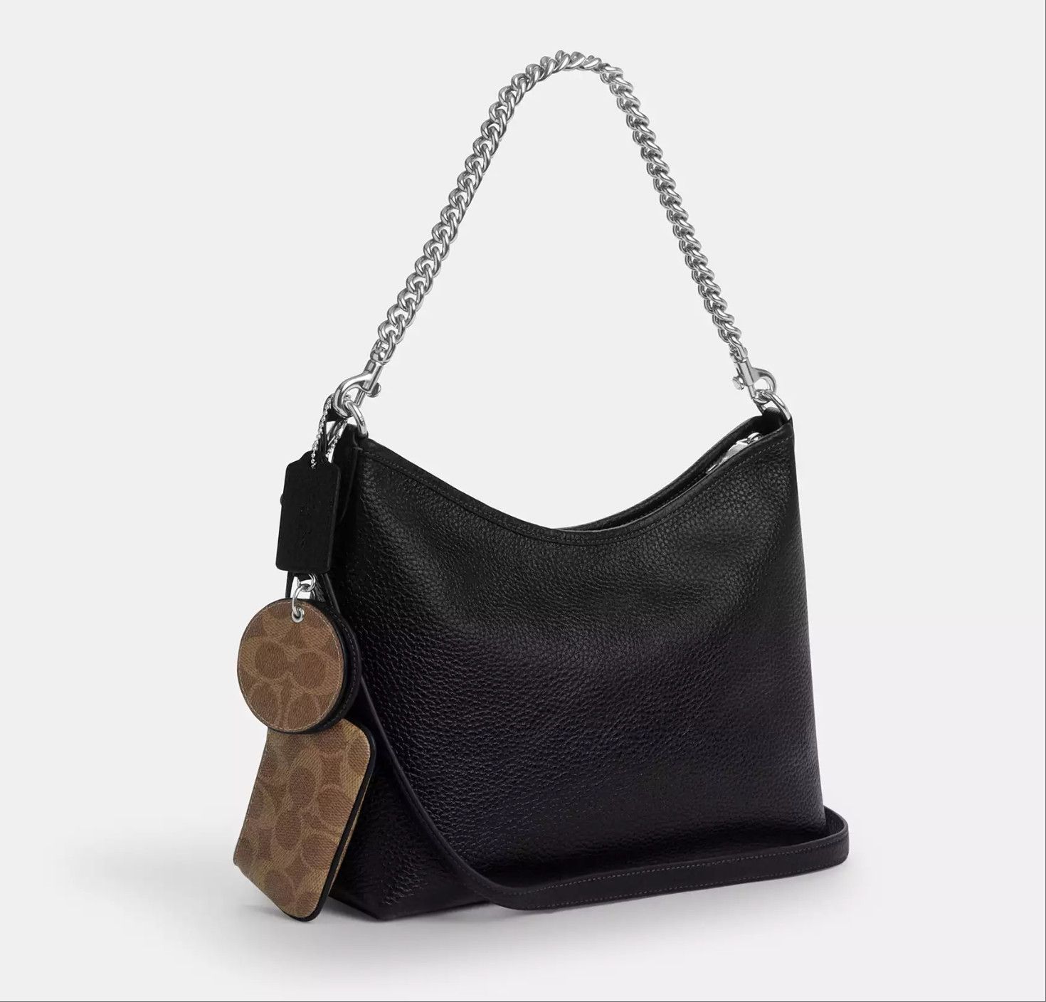 Coach Laurel Shoulder Bag With Mirror Charm And Pouch CBI94 Size ONE SIZE - 9 Thumbnail