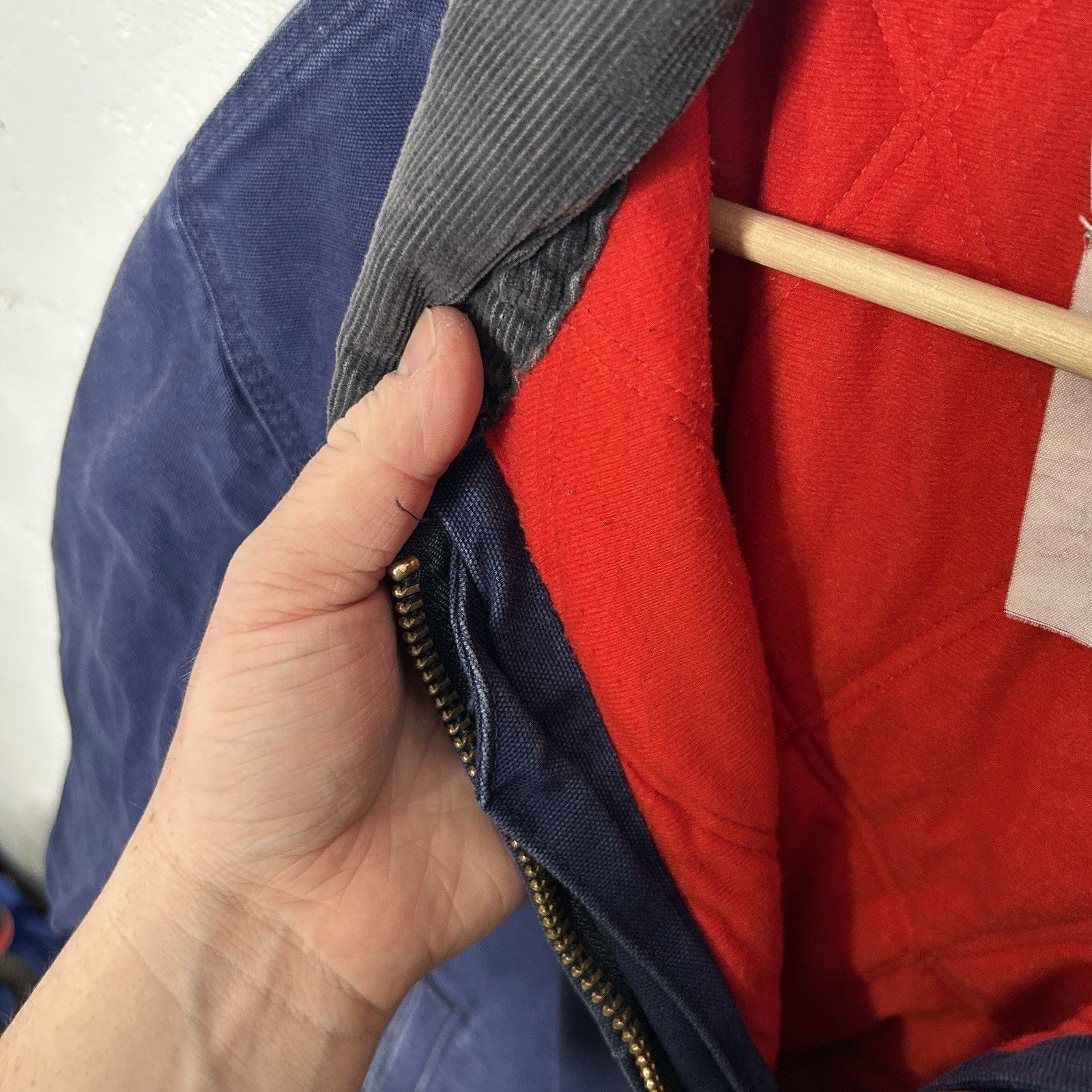 Carhartt Vintage Carhartt Quilted Santa Fe Jacket “Navy” JQ2102 Size US L / EU 52-54 / 3 - 12 Thumbnail
