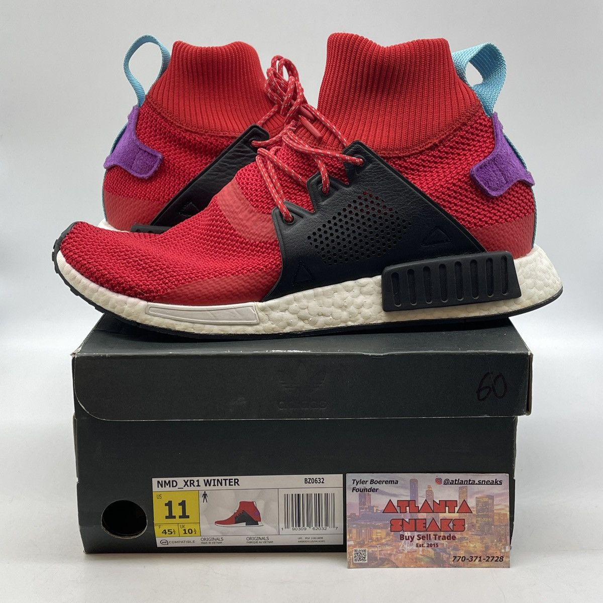 NMD XR1 winter mid scarlet Footwear
