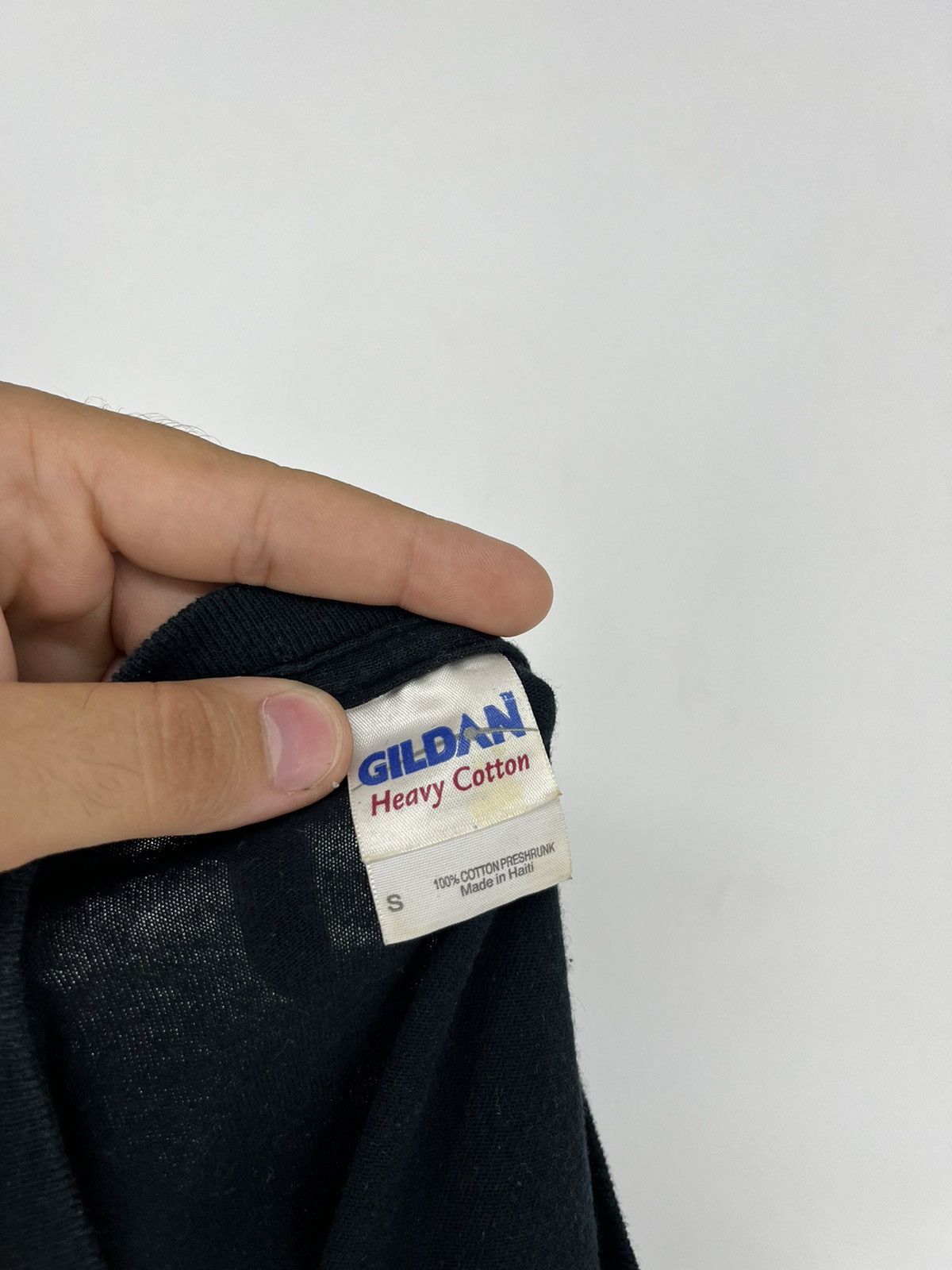Japanese Brand × Vintage Gildan T-shirt With Skull Dub Reggae Hip-Hop Streetwear Styl Size US S / EU 44-46 / 1 - 8 Thumbnail