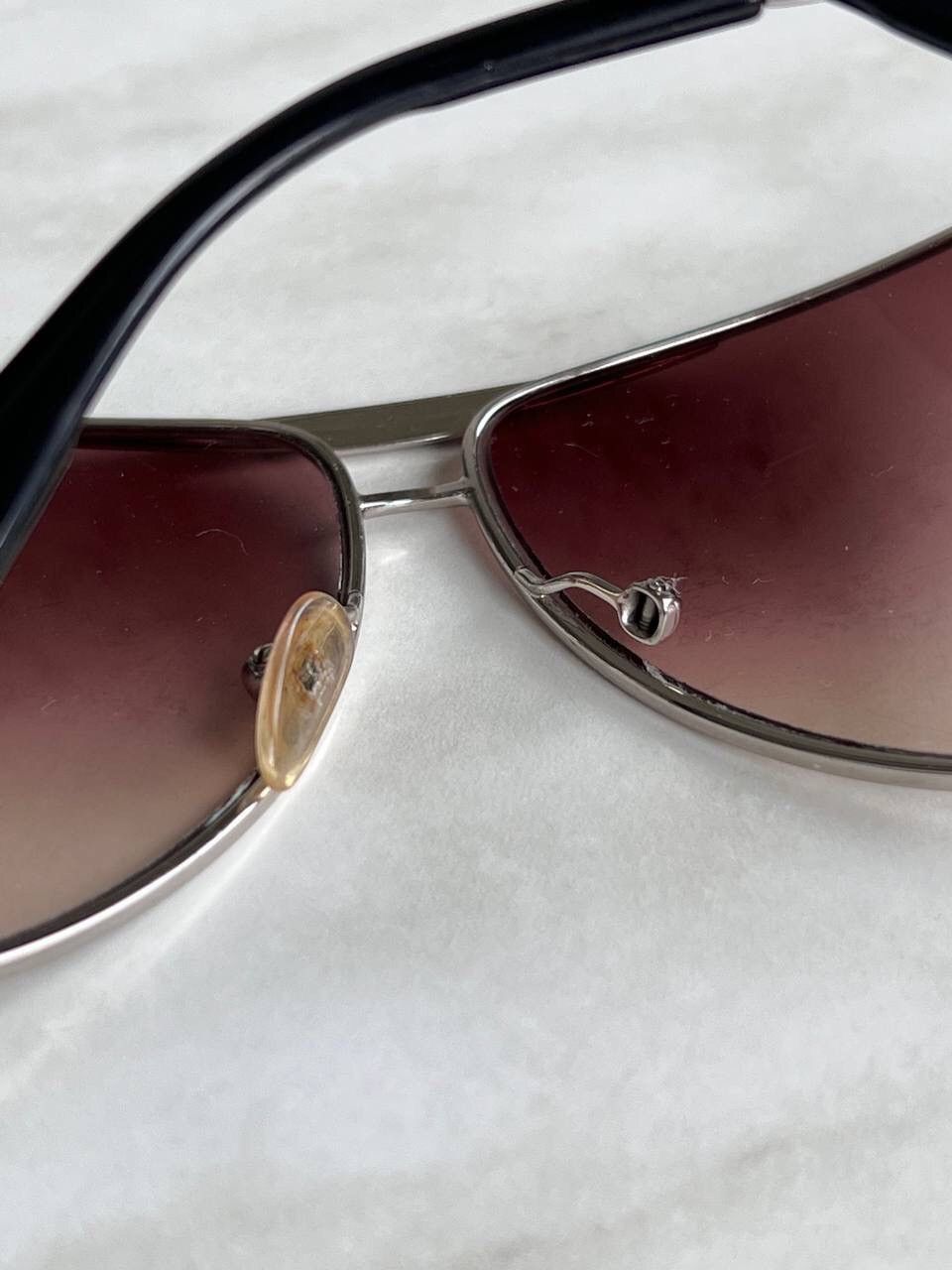Emporio Armani × Vintage Vintage Emporio Armani Sunglasses Punk Rock Eyewear Logo Y2K Size ONE SIZE - 7 Thumbnail