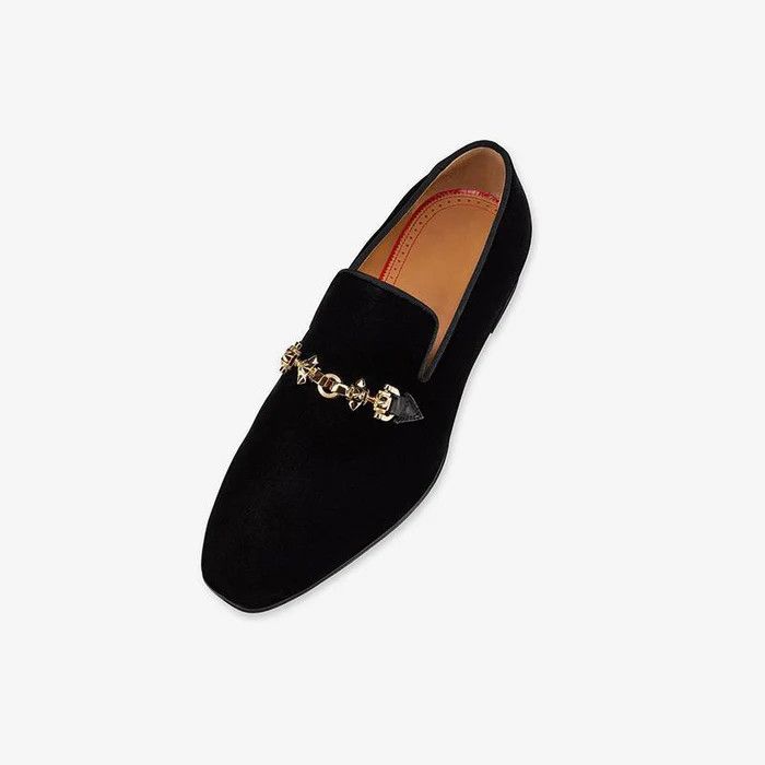 Christian Louboutin o1s1wg110925 Loafers in Black Size US 7 / EU 40 - 2 Thumbnail
