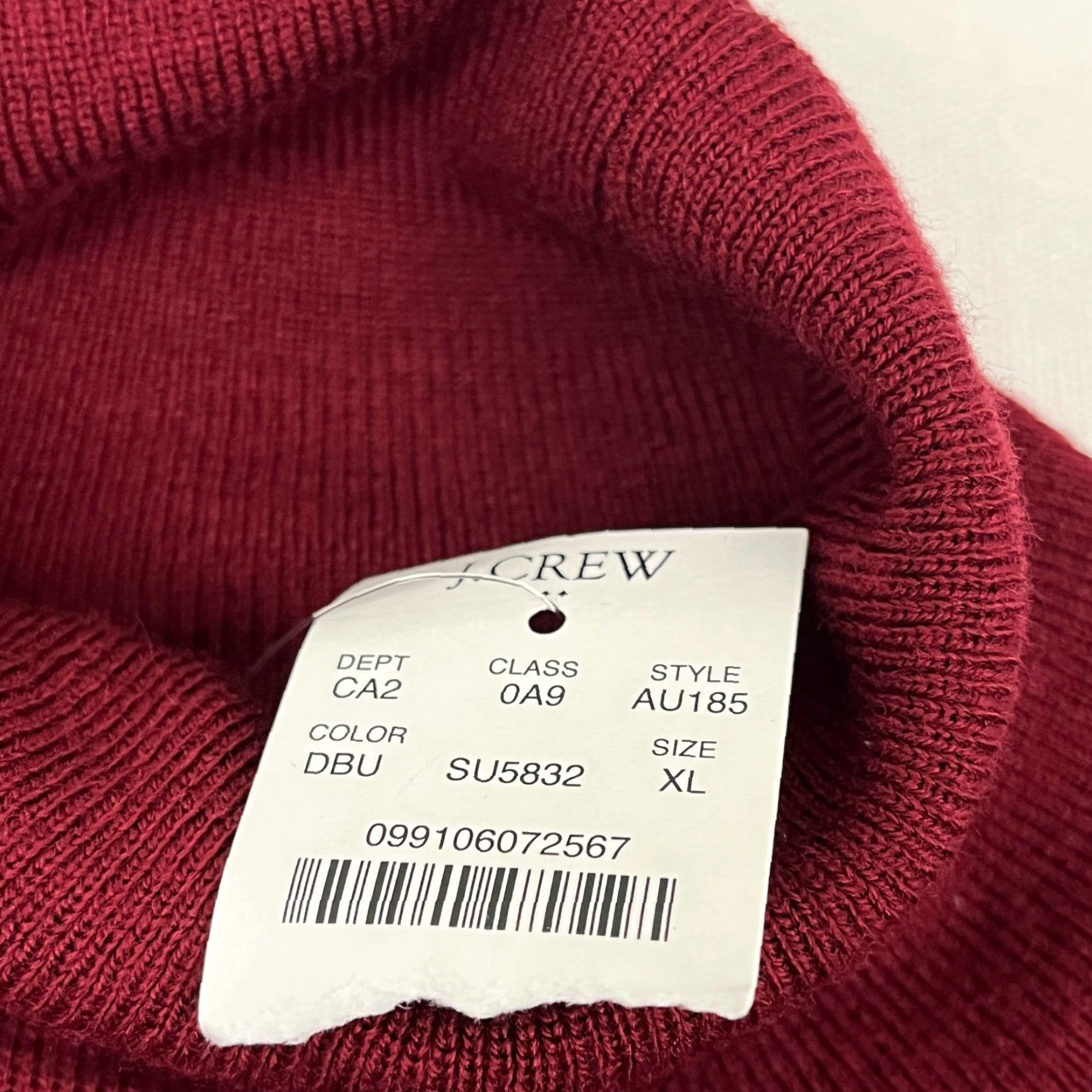 J.Crew J Crew Sweater Womens XL Red Turtleneck Washable Merino Wool Blend NEW Size XL / US 12-14 / IT 48-50 - 2 Thumbnail