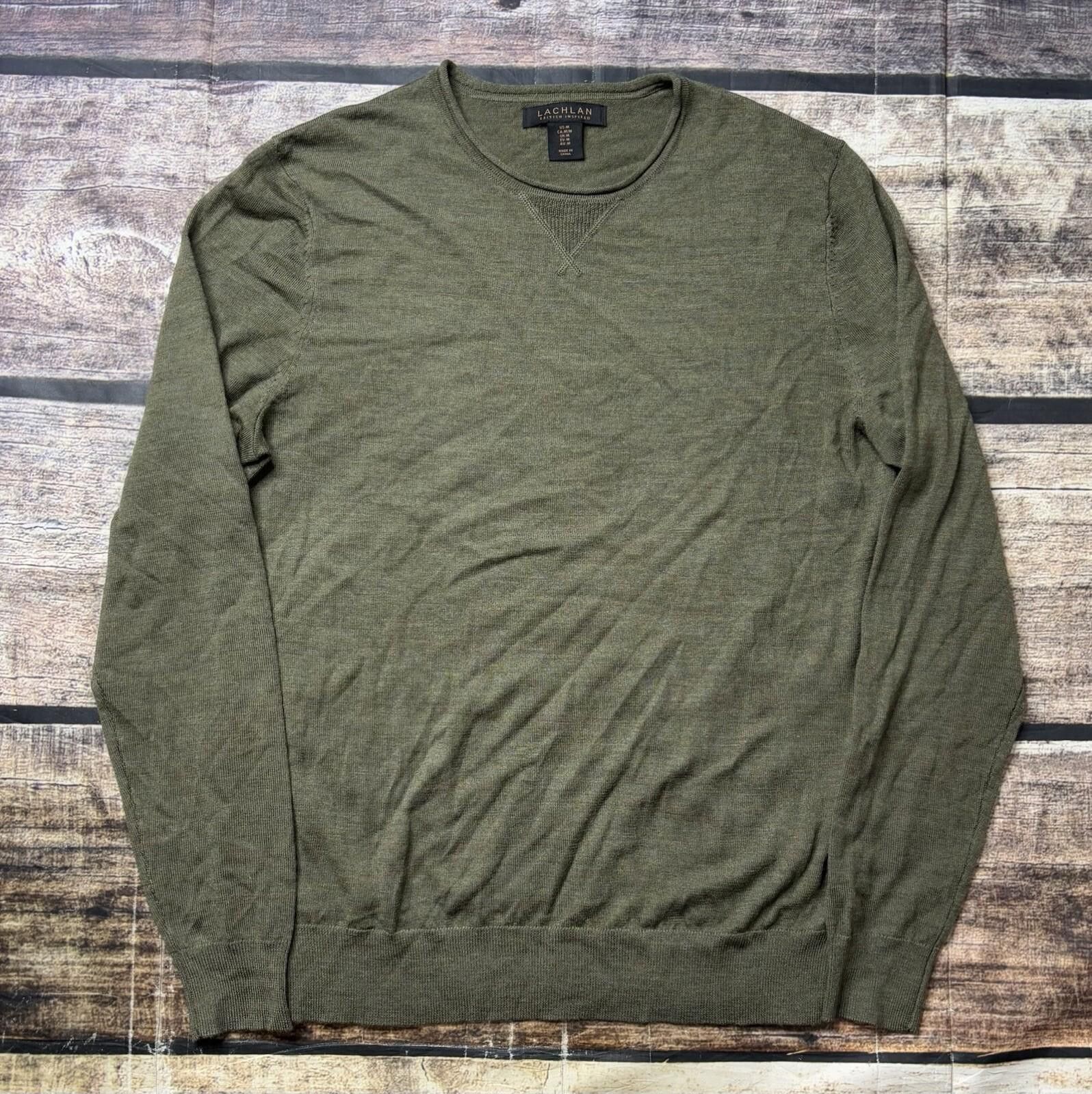Other Lachlan Sweater Men's Medium Merino Wool Crew Neck British Size US M / EU 48-50 / 2 - 1 Thumbnail