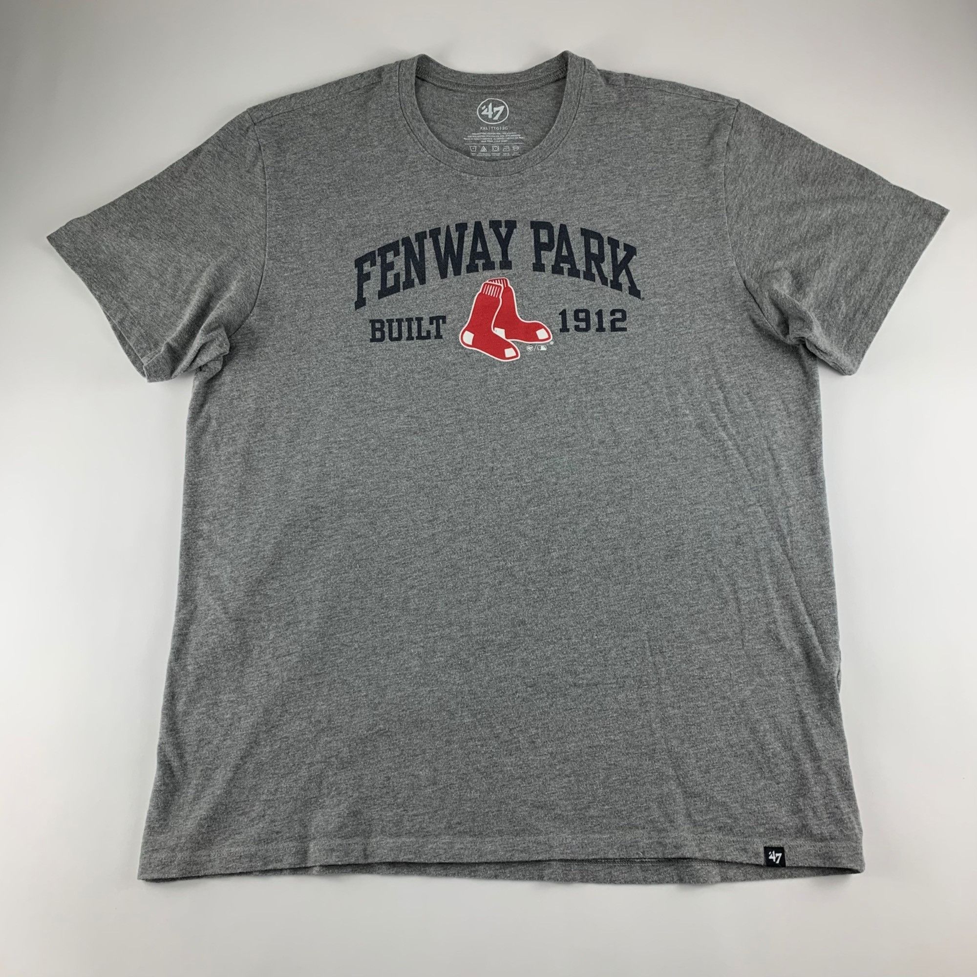 T-shirt Boston Red Sox – Gris, Marque '47, Taille US XL (occasion)