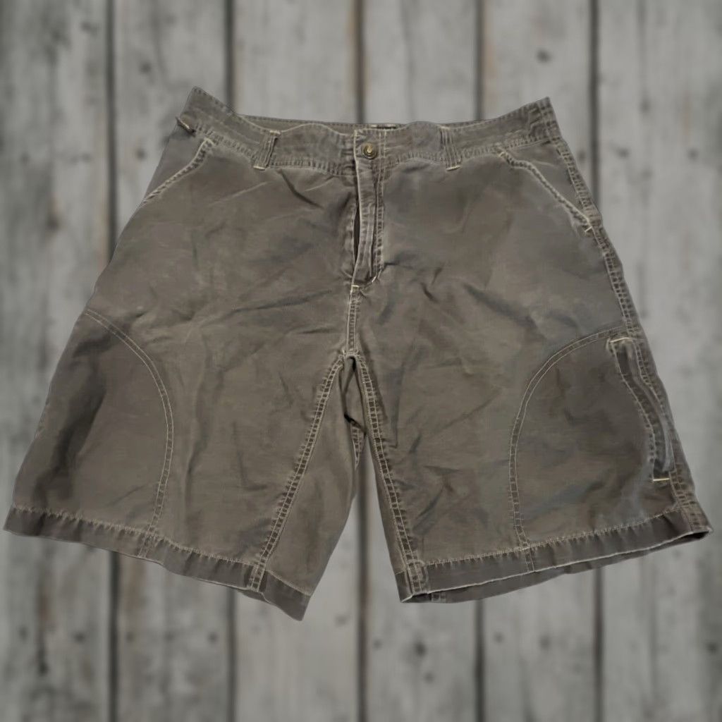 Vintage VINTAGE Kuhl Mens Shorts 36 Gray Cargo Outdoor Hiking Casual Summer Spring Fall Size US 36 / EU 52 - 1 Thumbnail
