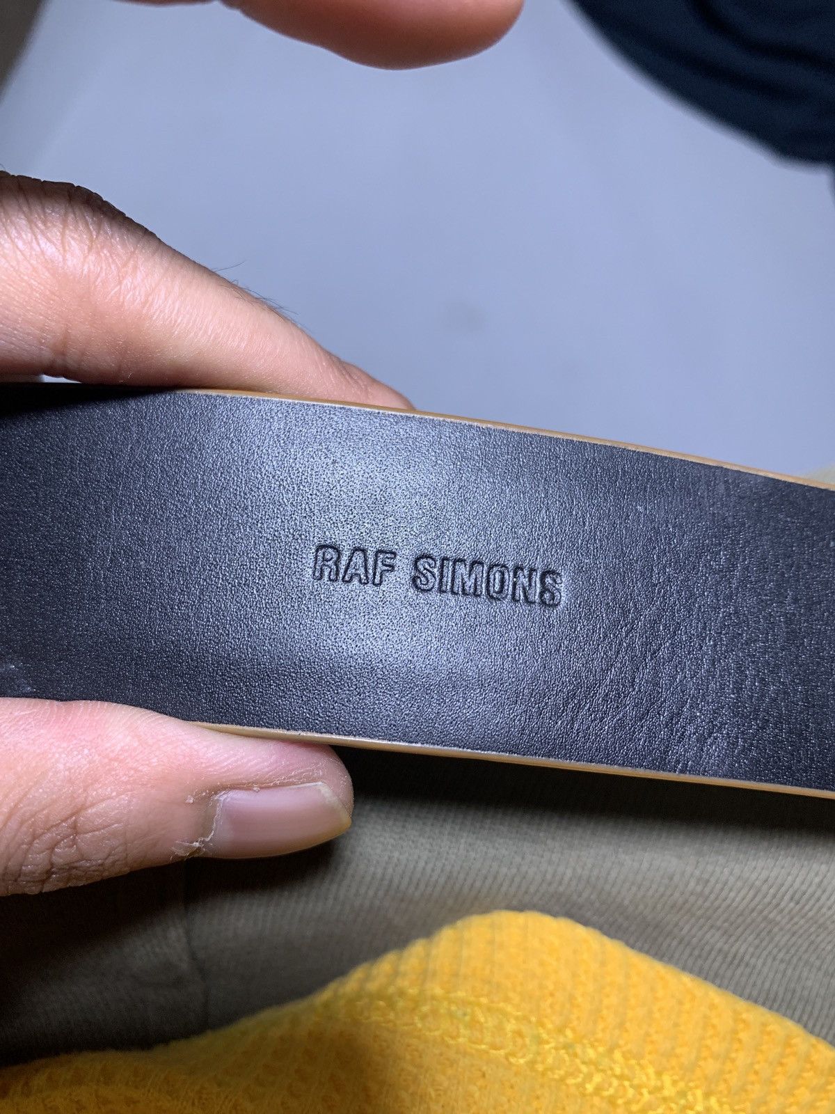 Raf Simons RAF SIMONS REPLICANTS CLASSIC VELCRO BELT Size ONE SIZE - 7 Thumbnail