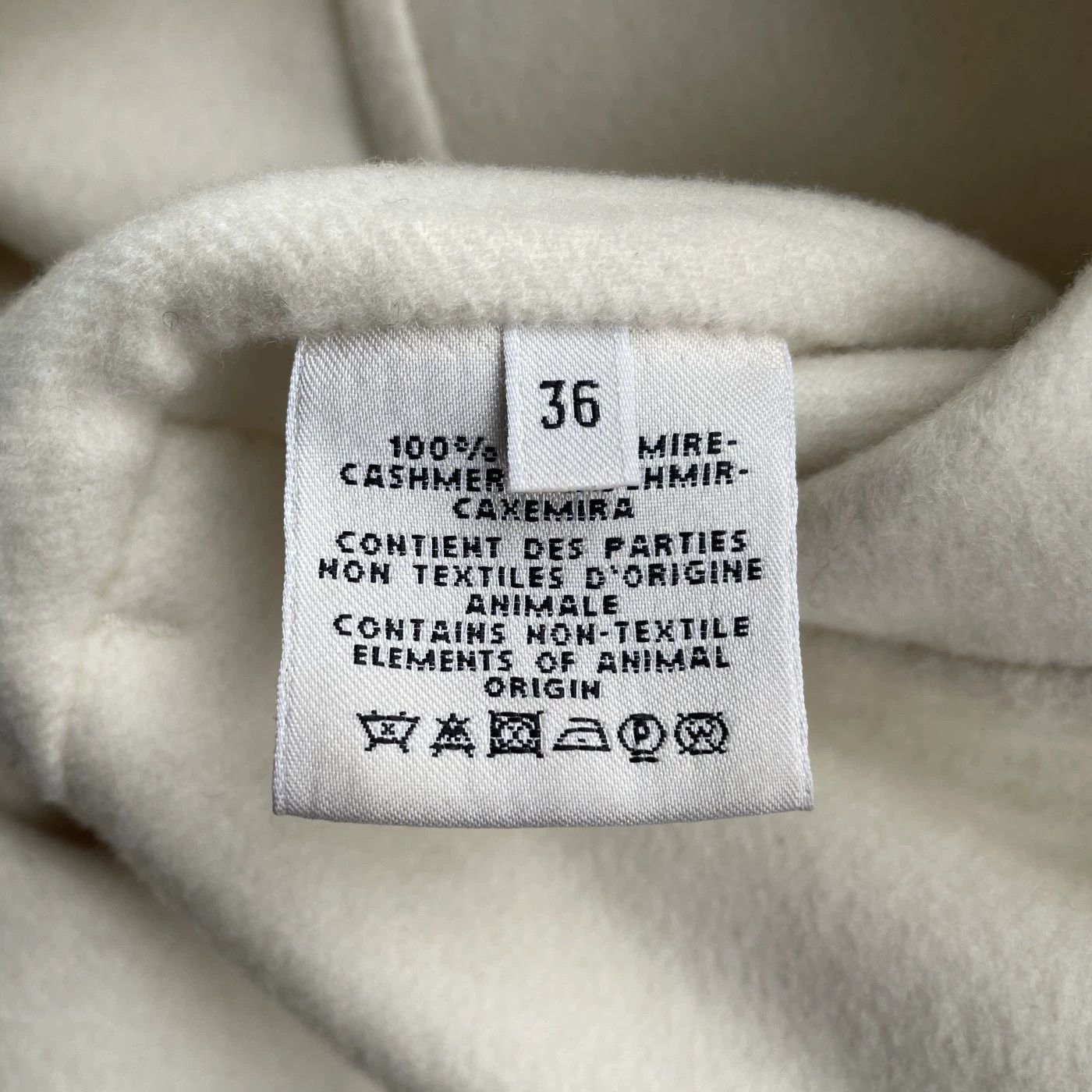 Hermes HERMES Str Single-Breasted Womens White 36 Coat Size XS / US 0-2 / IT 36-38 - 5 Thumbnail