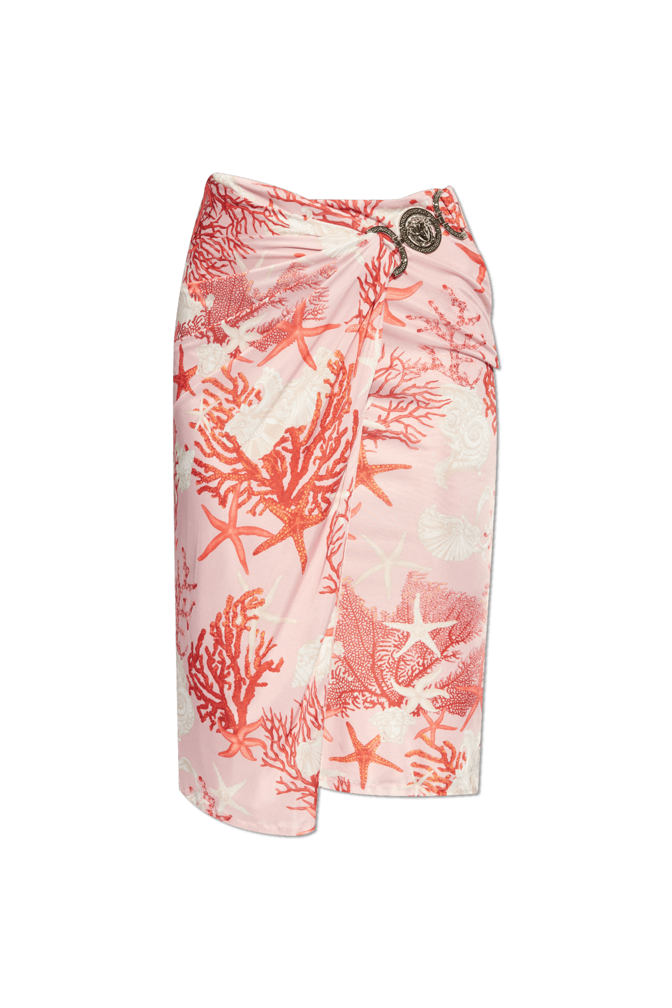 o1s22i1n1024 Baroque Sea Jersey Skirt in Pink