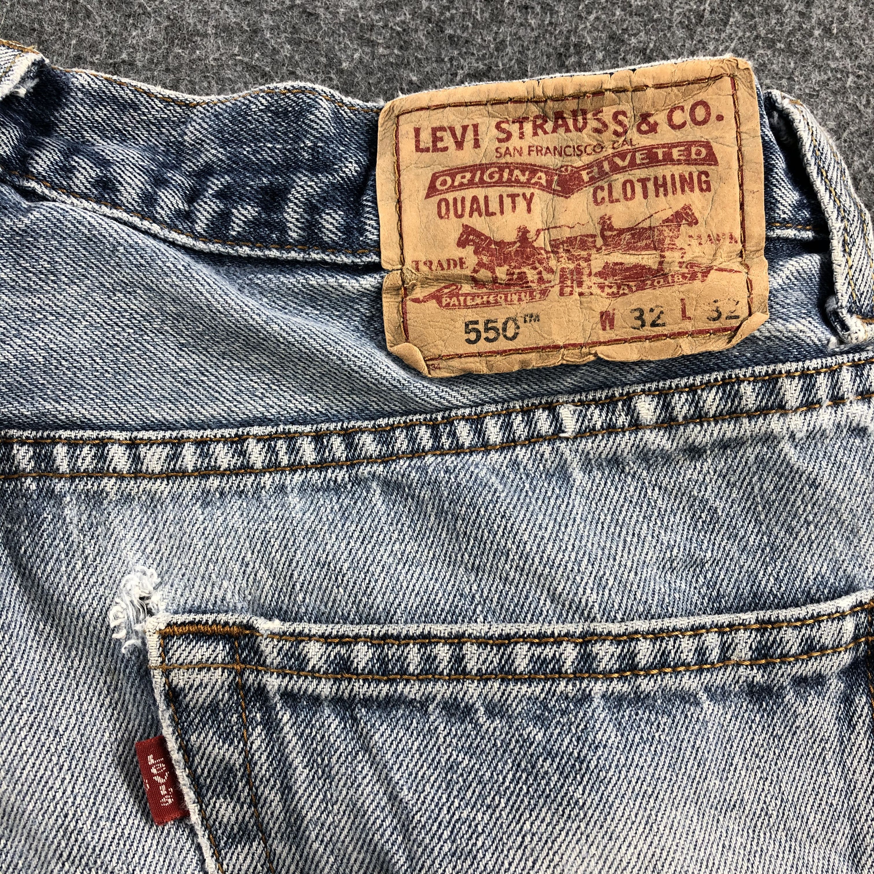 Levi's × Vintage Vintage Levis Jeans Lot 550-JM978 Size US 31 - 6 Thumbnail