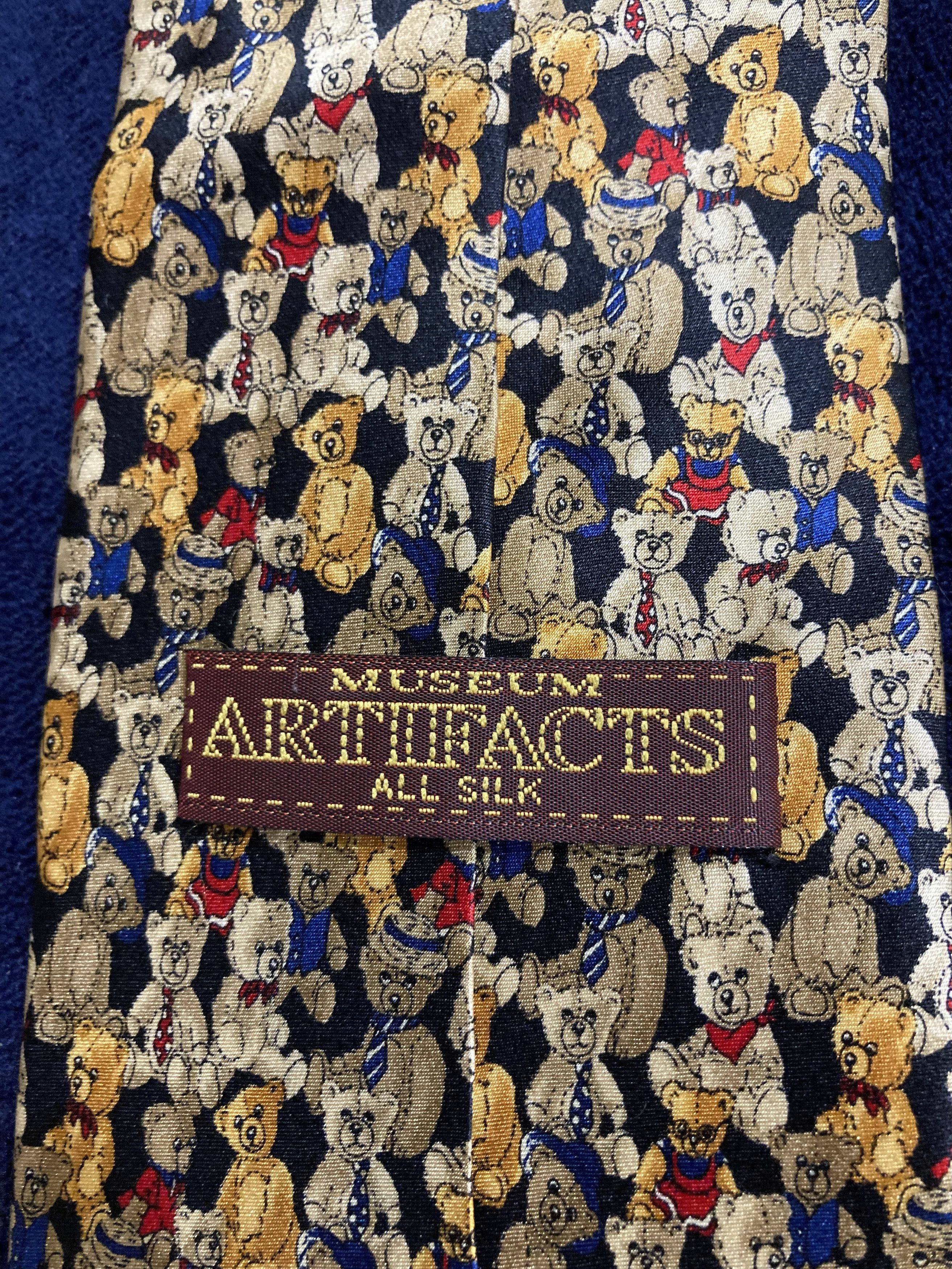 Vintage Teddy Bears, 100th Anniversary Neck tie Artifacts Museum Size ONE SIZE - 7 Thumbnail