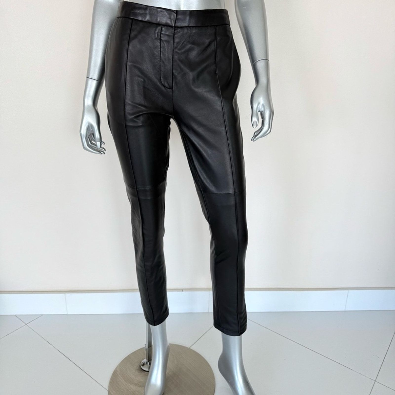Iro IRO women leather pants size 38 FR or 6 US Retail 850$ Size 28" / US 6 / IT 42 - 1 Thumbnail