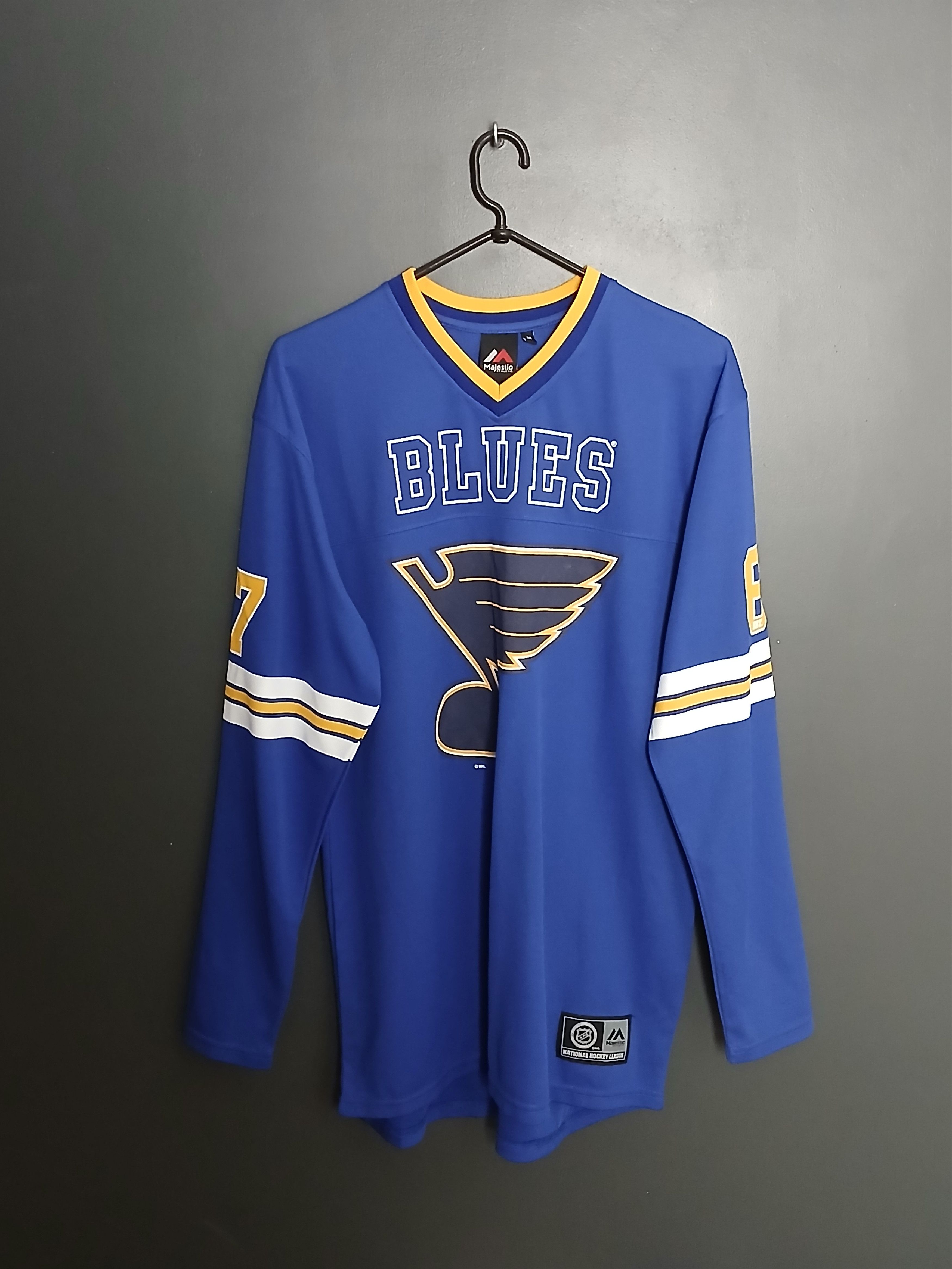 NHL NHL St. Louis Blues Hockey Long Sleeve T-Shirt Size US M / EU 48-50 / 2 - 1 Thumbnail