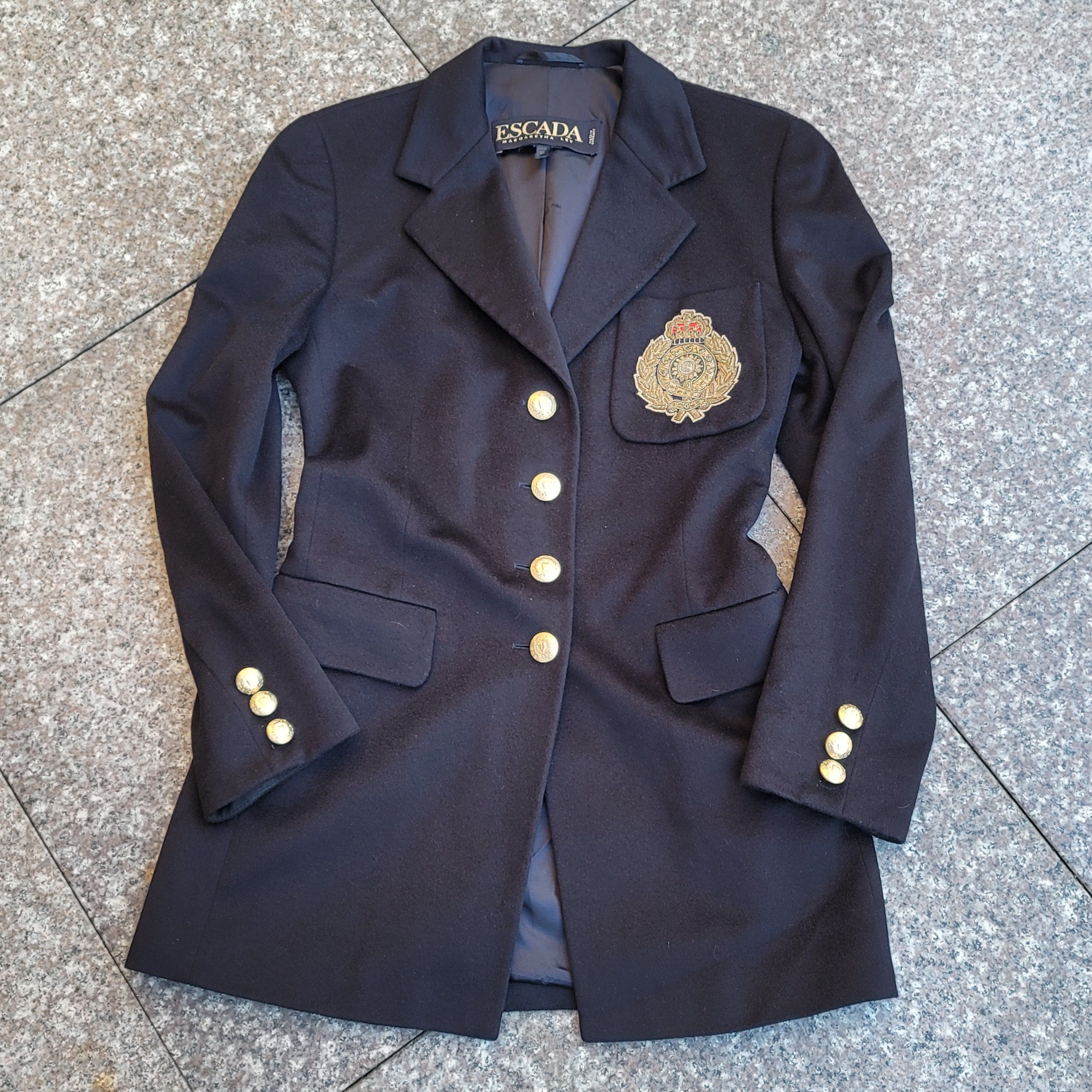 Escada Vintage Escada cashmere blazer Size S / US 4 / IT 40 - 1 Thumbnail