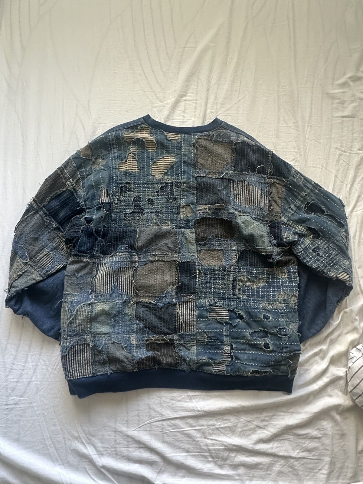 Kapital Kapital 2-Tone Boro Sweater Size US L / EU 52-54 / 3 - 2 Thumbnail