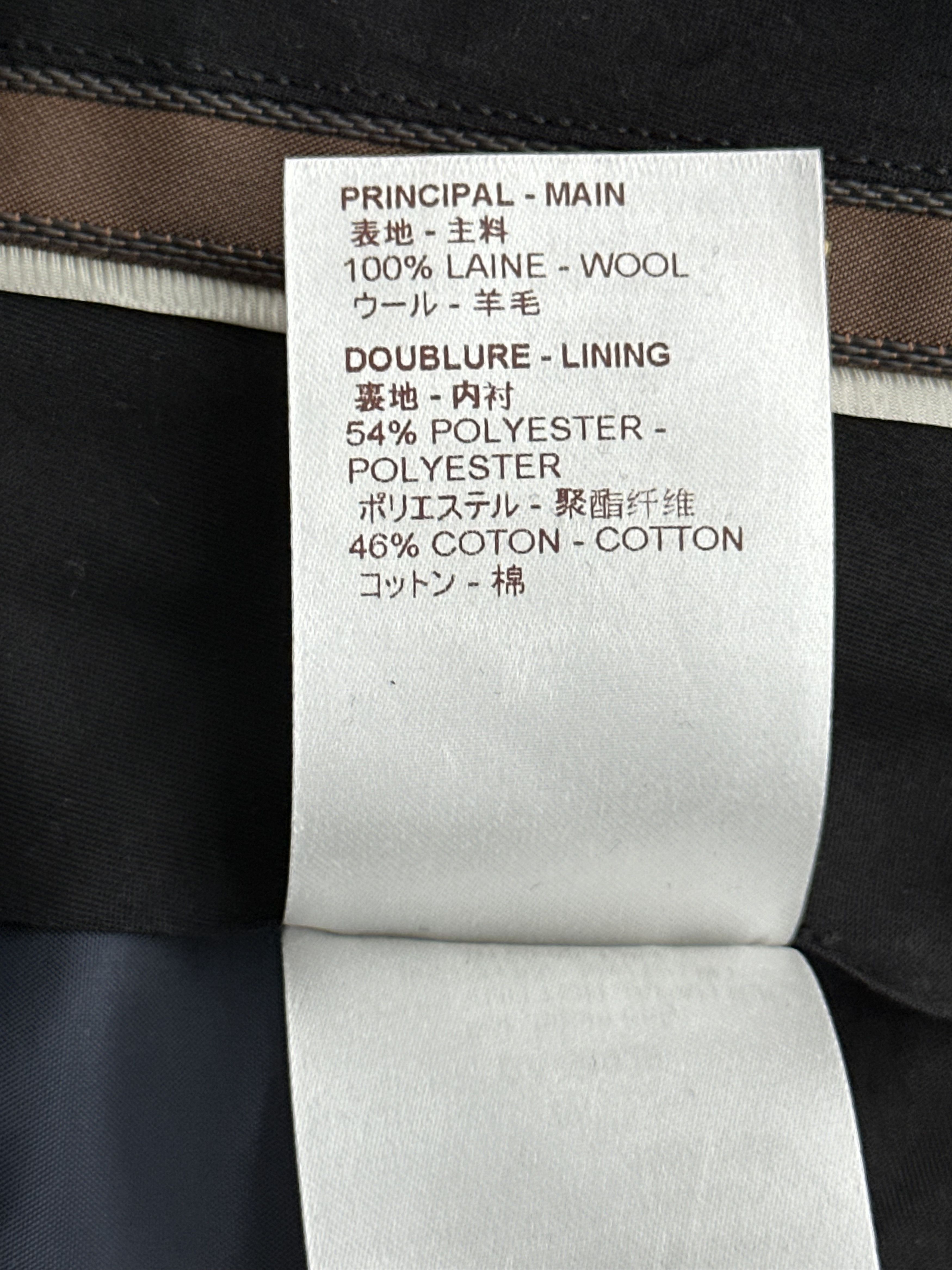 Louis Vuitton Louis Vuitton Navy Wool Dress Pants Size US 36 / EU 52 - 5 Thumbnail