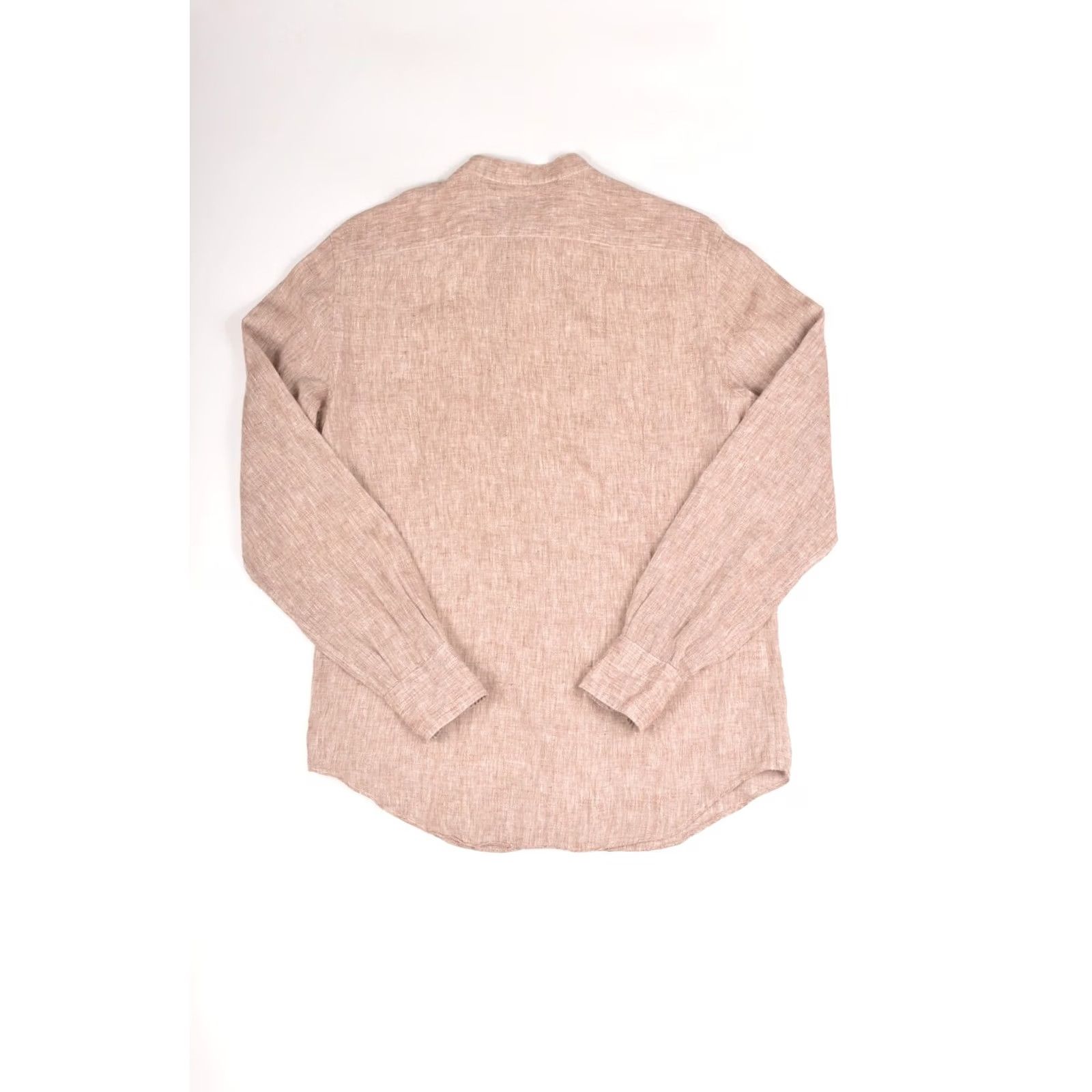 Vintage Boggi Milano Regular Fit Brown French Linen Button Shirt Size M Size US M / EU 48-50 / 2 - 7 Thumbnail