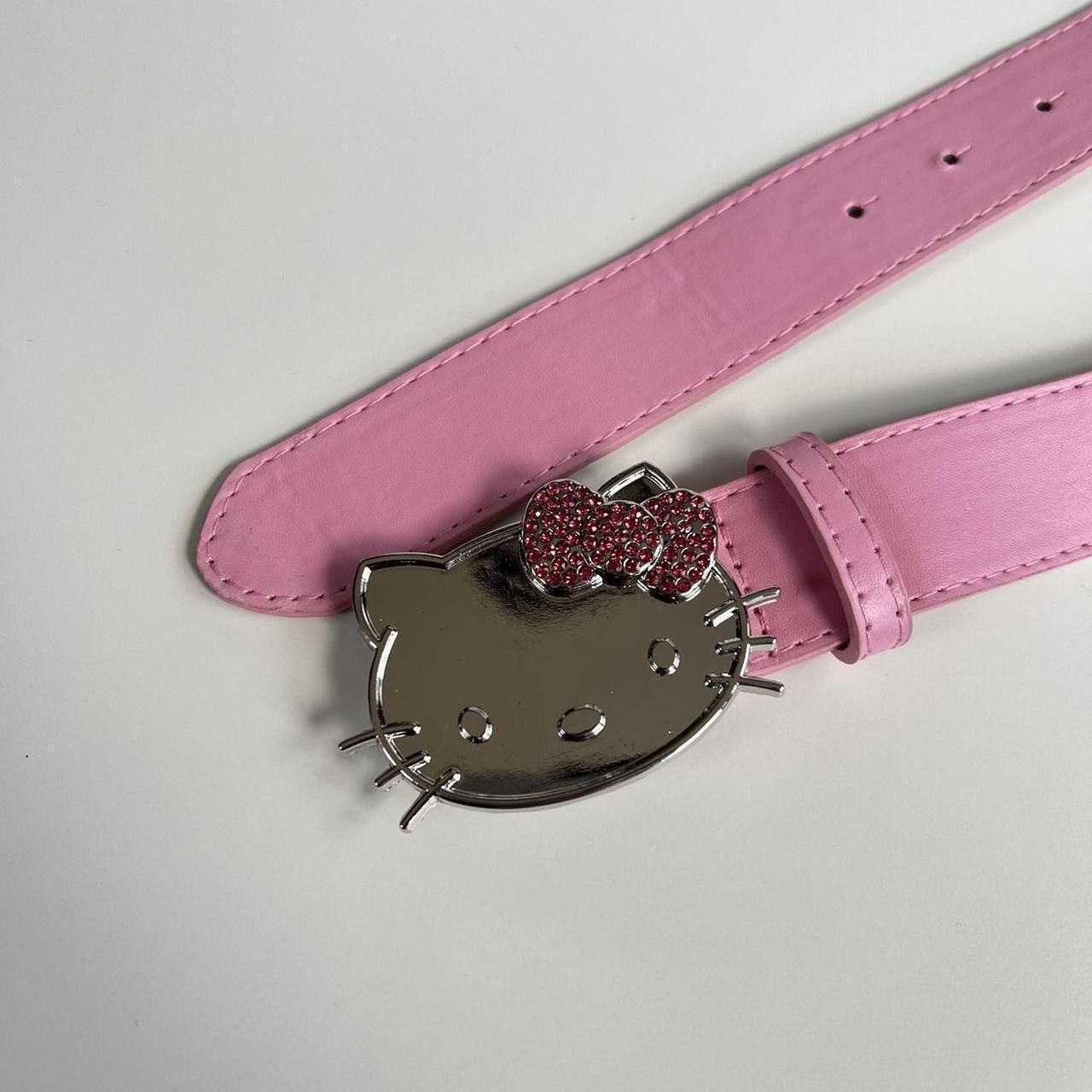 Vintage y2k 2000s Hello Kitty rhinestone grunge goth emo punk belt Size ONE SIZE - 3 Thumbnail