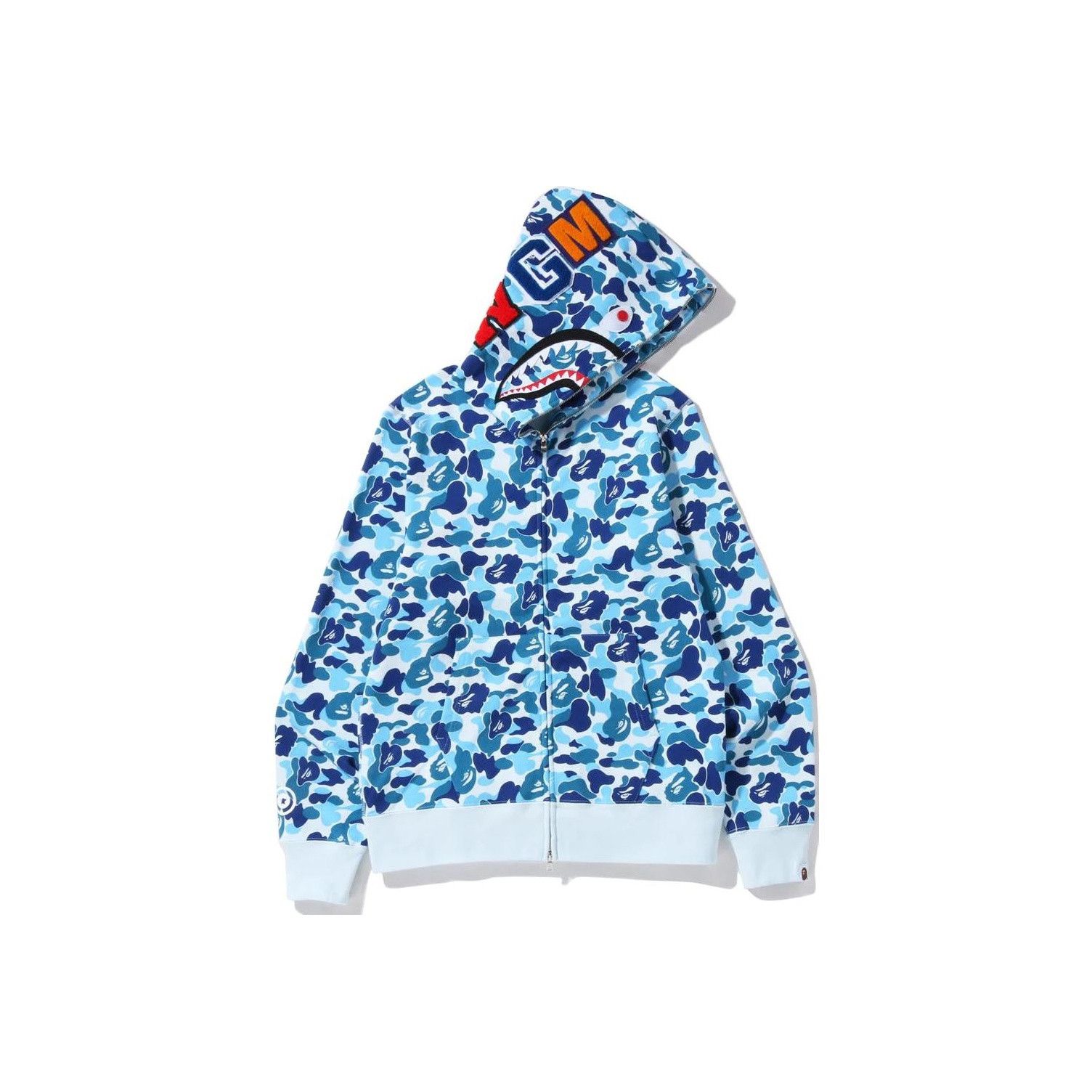 Bape A Bathing Ape Camo Shark Hoodie XL Size US XL / EU 56 / 4 - 1 Thumbnail