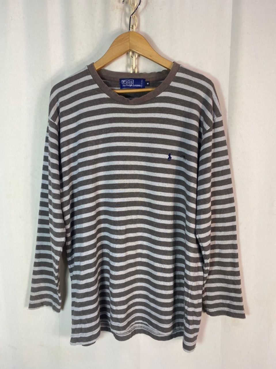 Polo Ralph Lauren Polo Ralph Lauren small logo stripe long sleeve tshirt Size US L / EU 52-54 / 3 - 1 Thumbnail